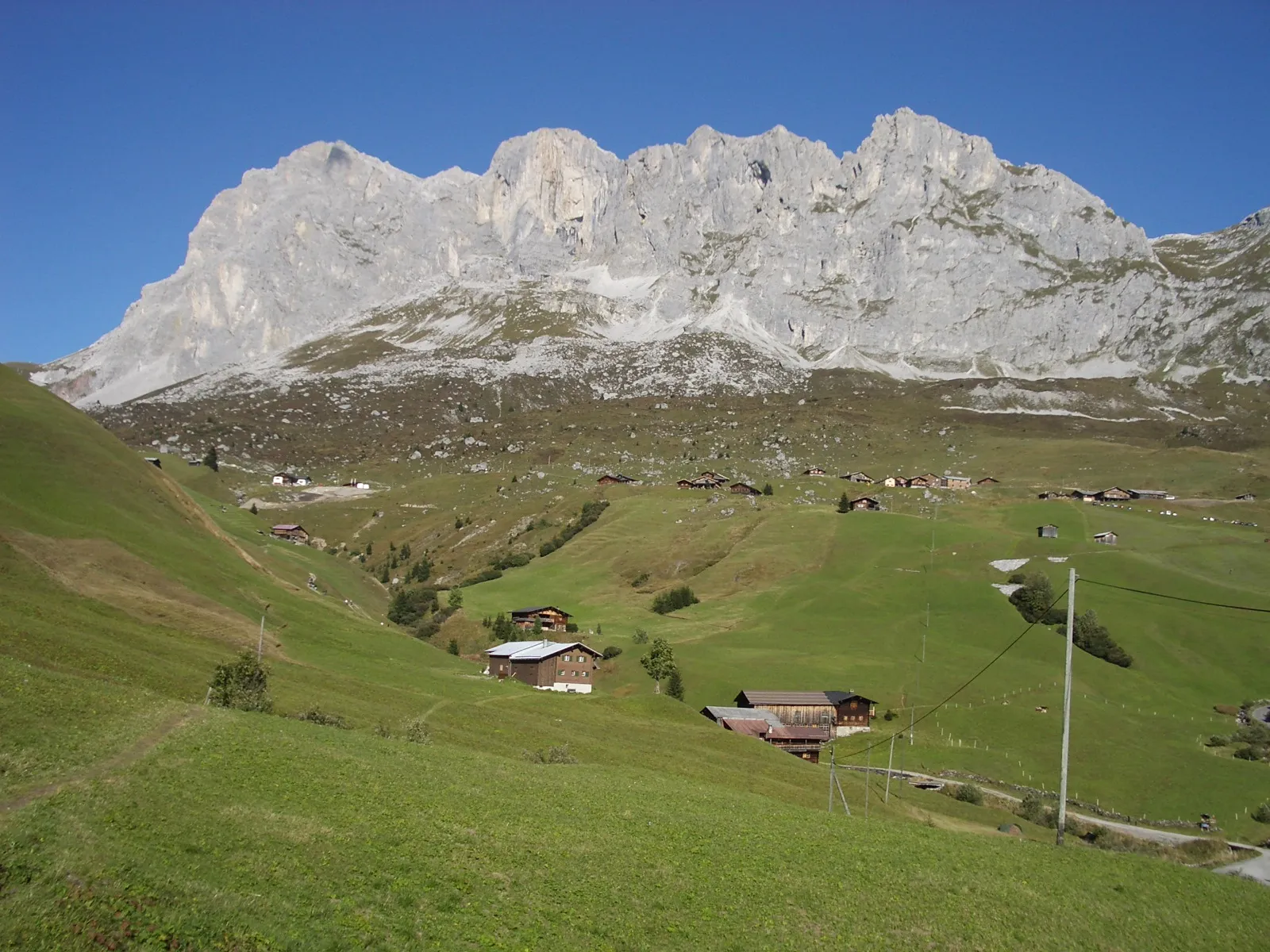 Photo showing: Scheienfluh, St. Antönien GR, Switzerland