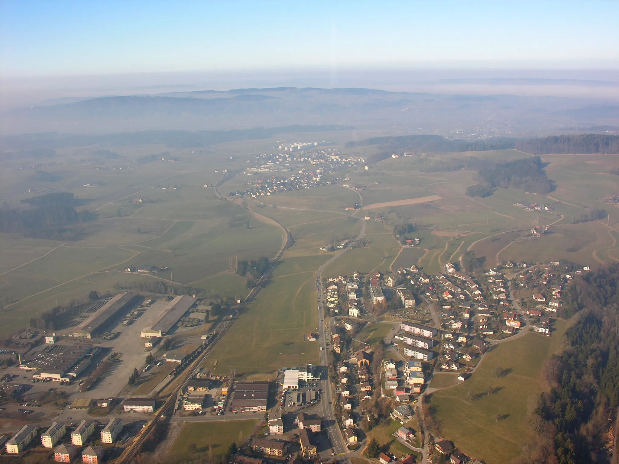 Photo showing: Aerial View of Bronschhofen