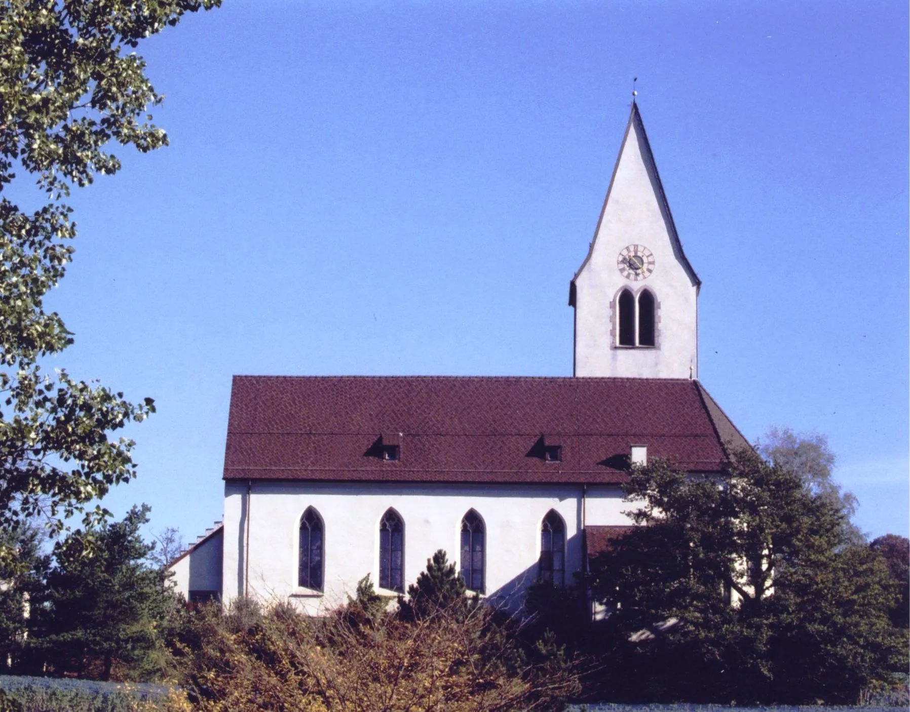 Photo showing: Parish church saint Maria in Bendern-Gamprin, principality of Liechtenstein