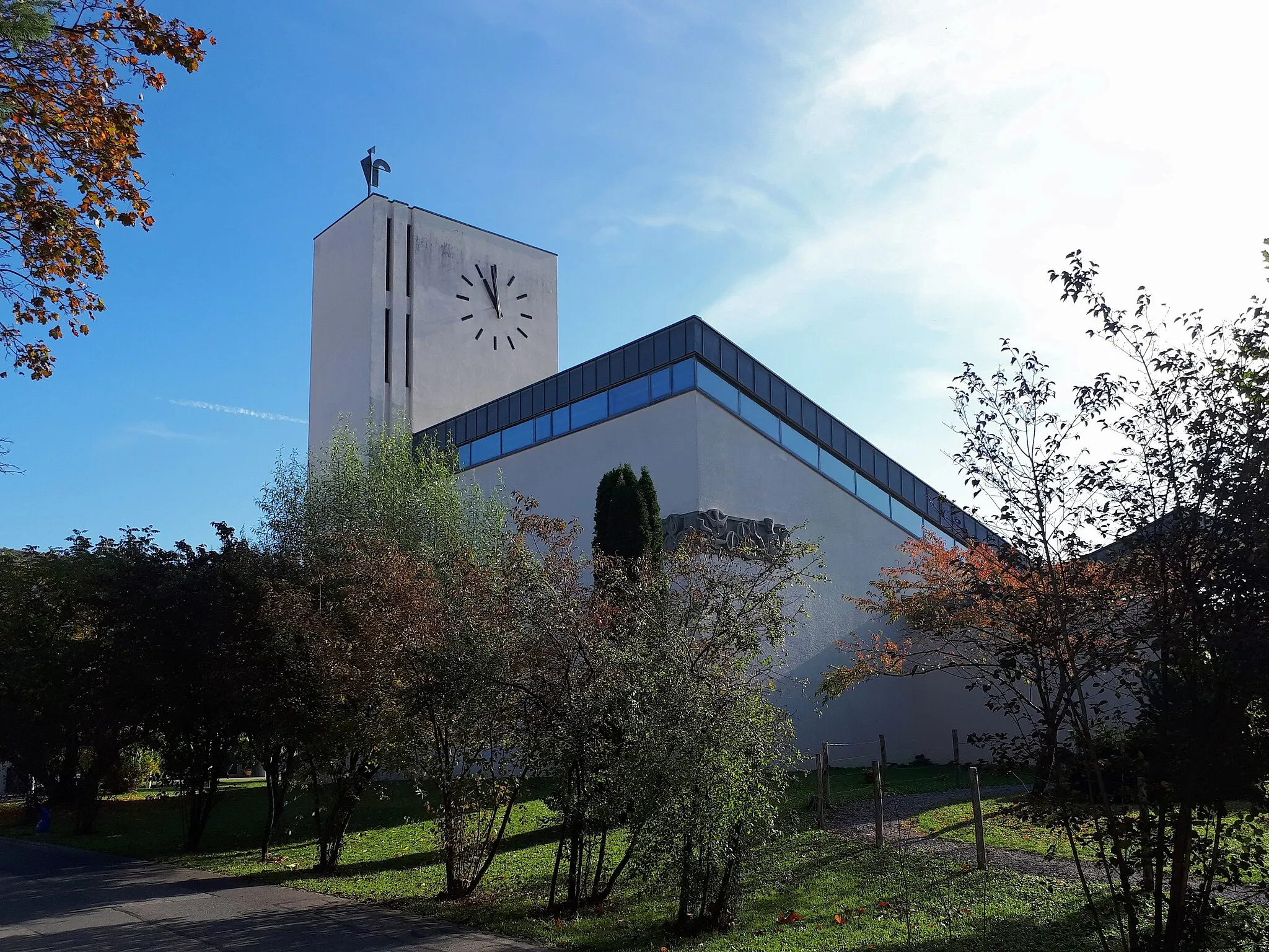 Photo showing: Evangelische Kirche Heerbrugg