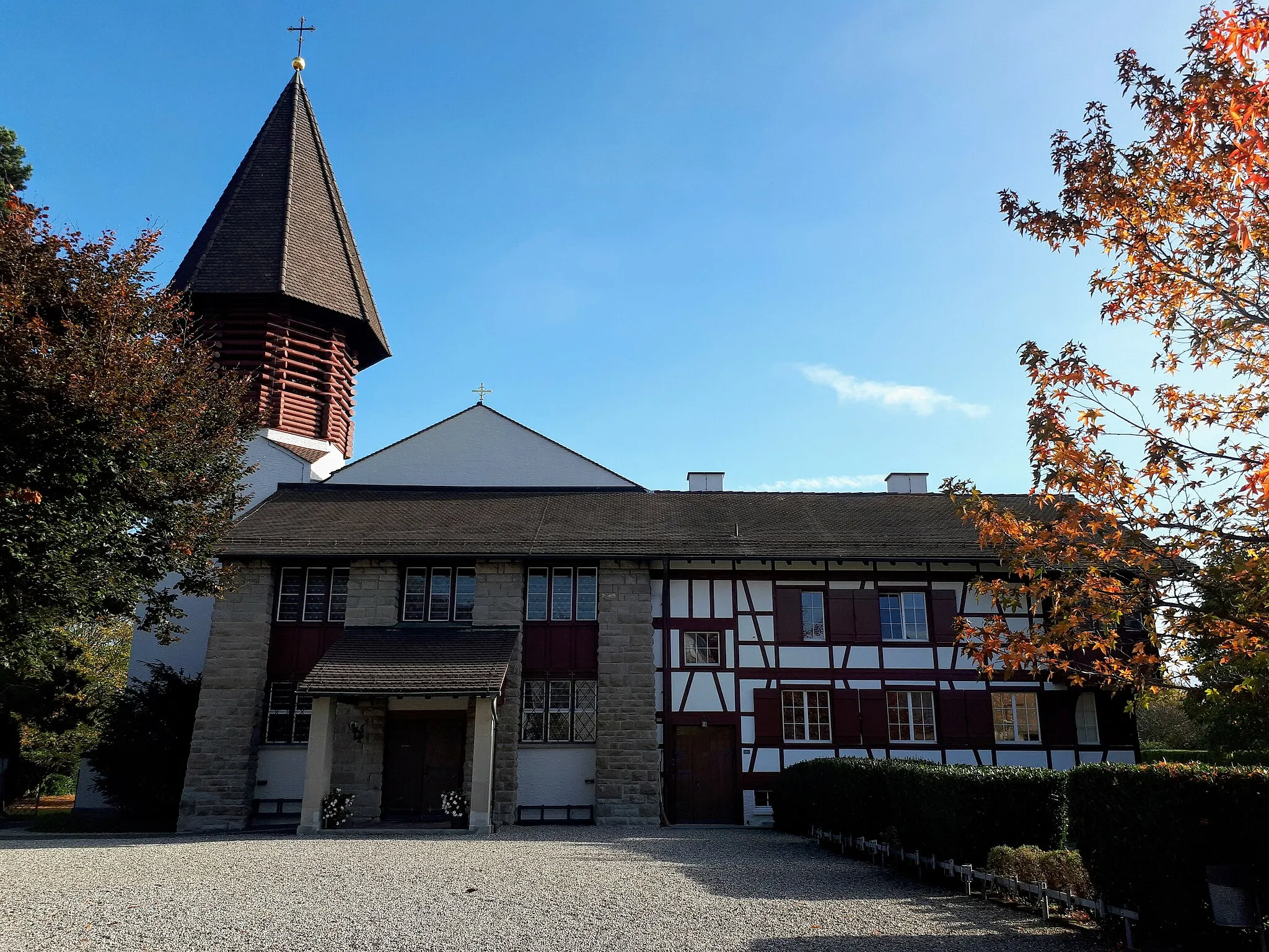 Photo showing: Bruder-Klausen-Kirche Heerbrugg Südansicht