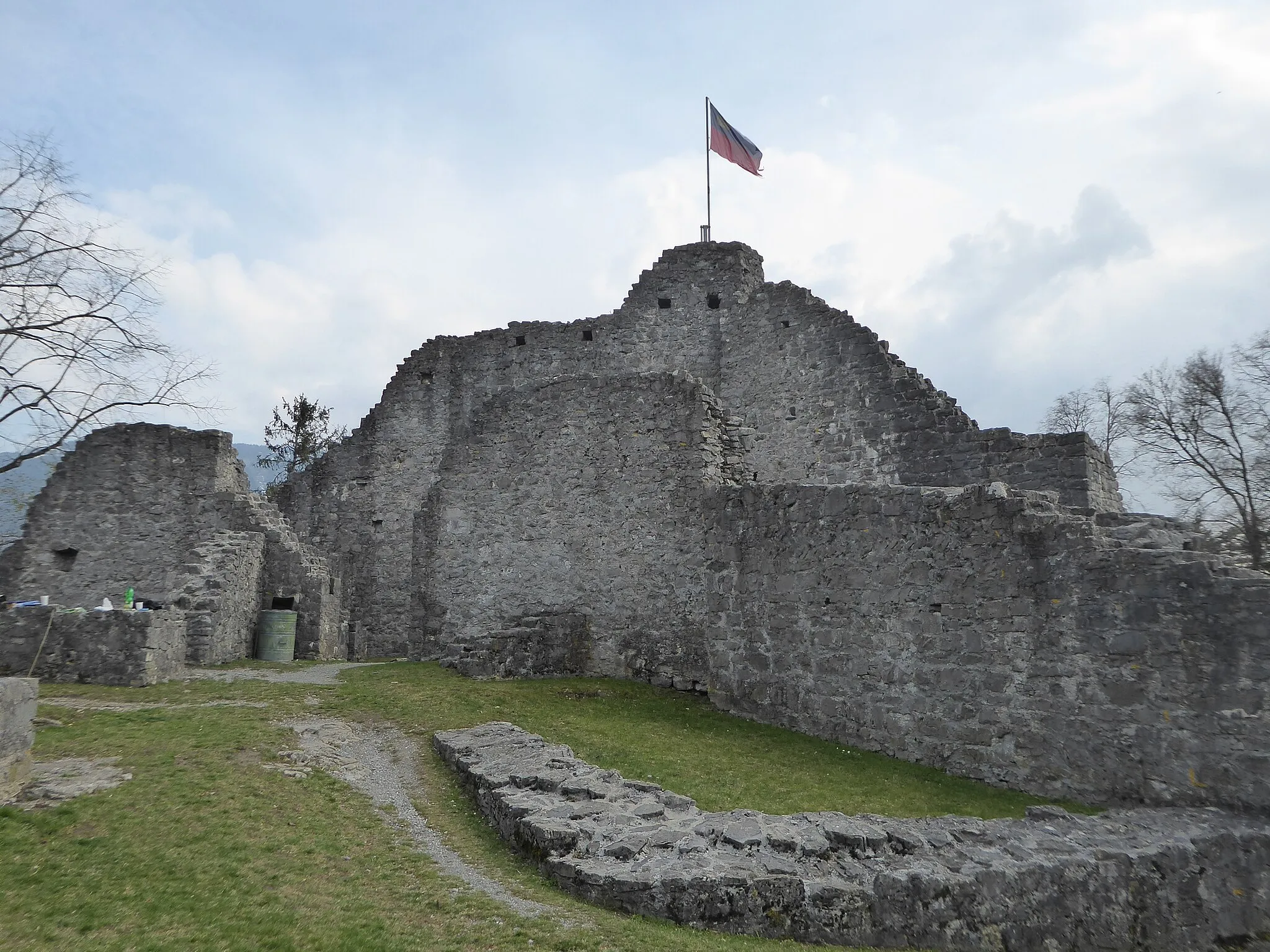 Photo showing: Ruine Ober-Schellenberg, Liechtenstein