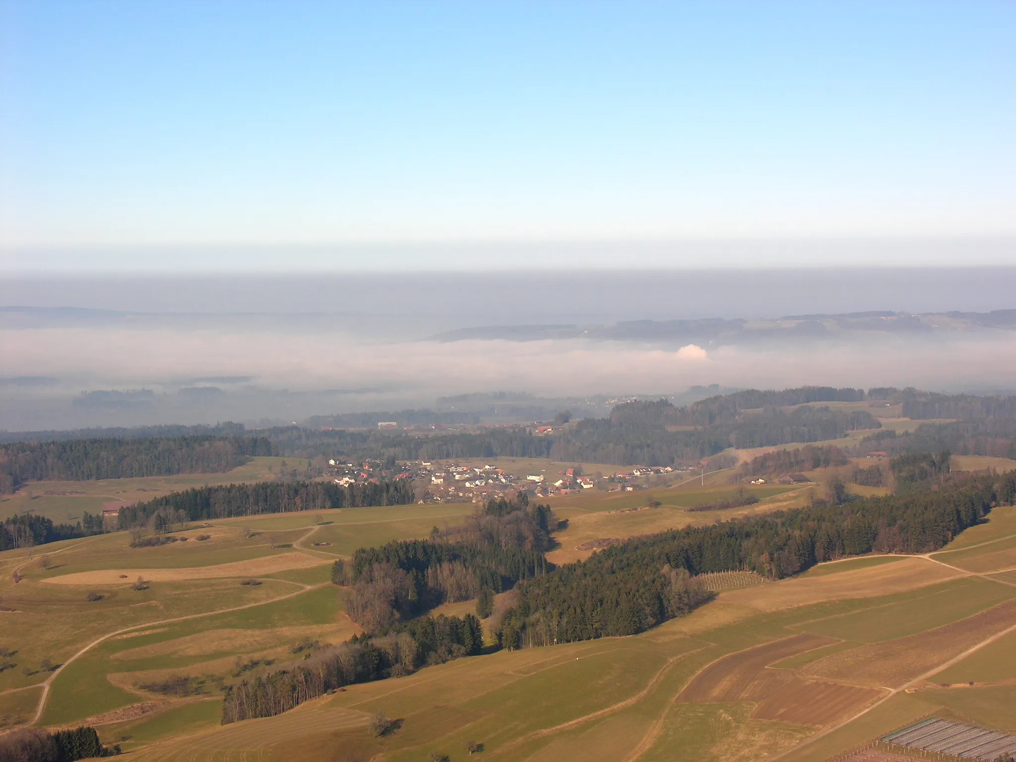 Photo showing: Aerial View overhead Rickenbach