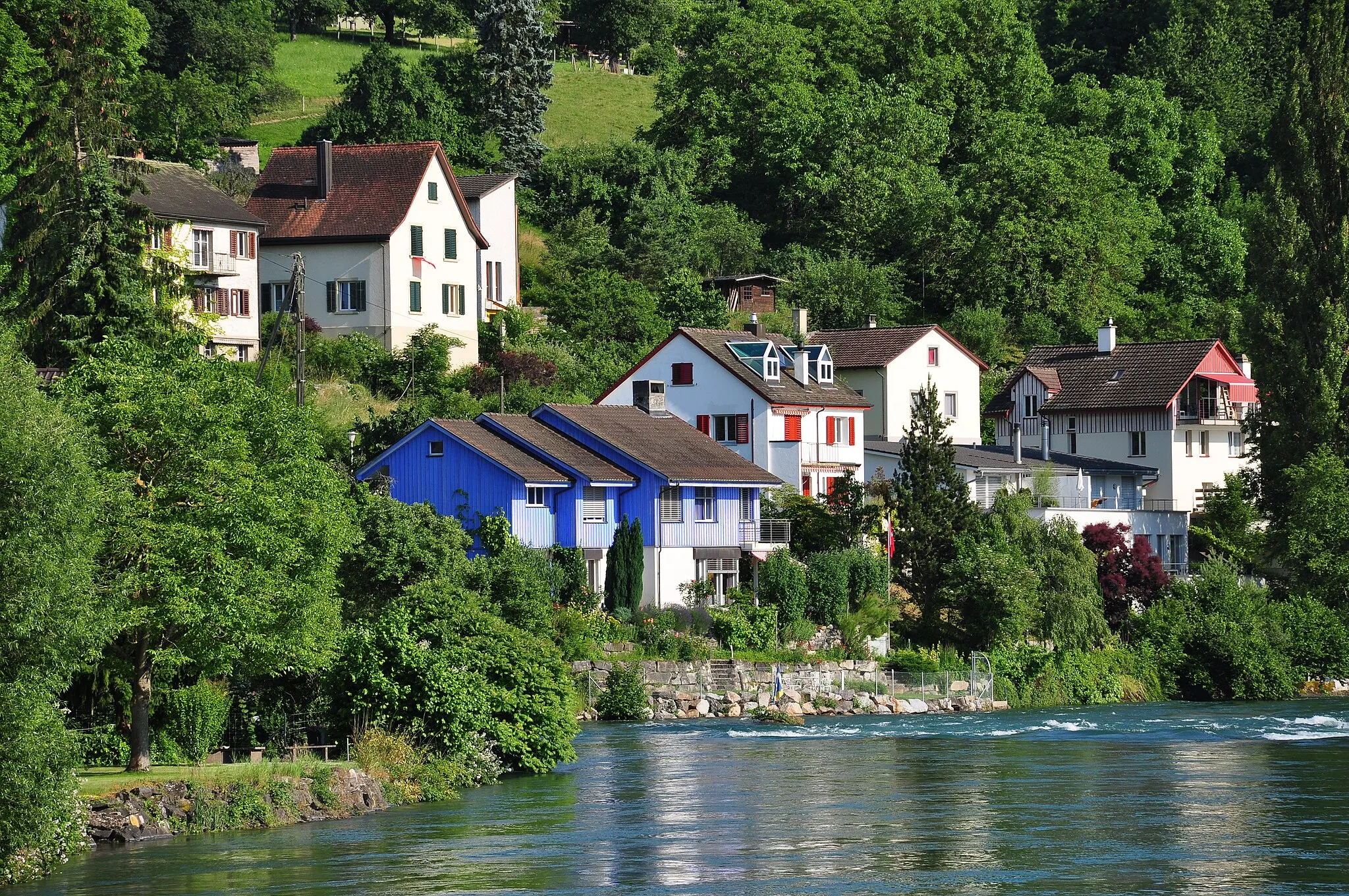 Photo showing: Flurlingen (Switzerland)