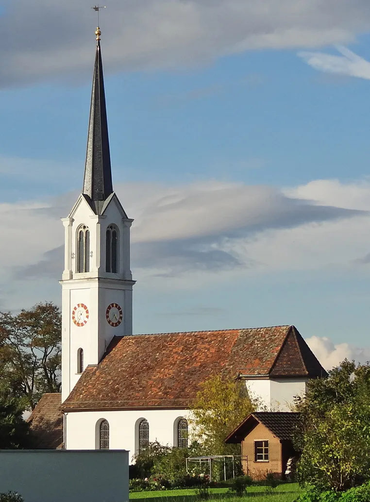 Photo showing: Church of Scherzingen, Switzerland