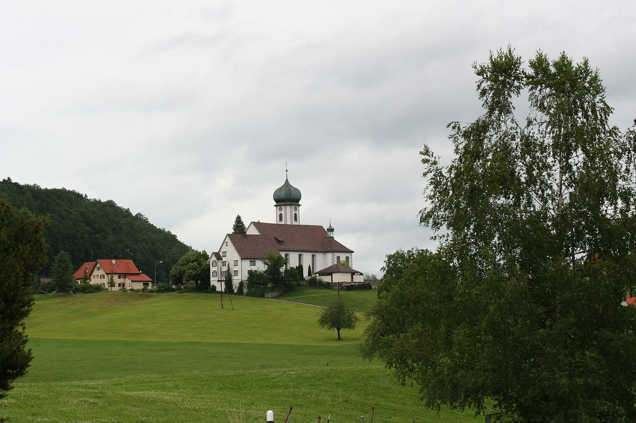 Photo showing: Die katholische Kirche von Grub SG, Gemeinde Eggersriet.