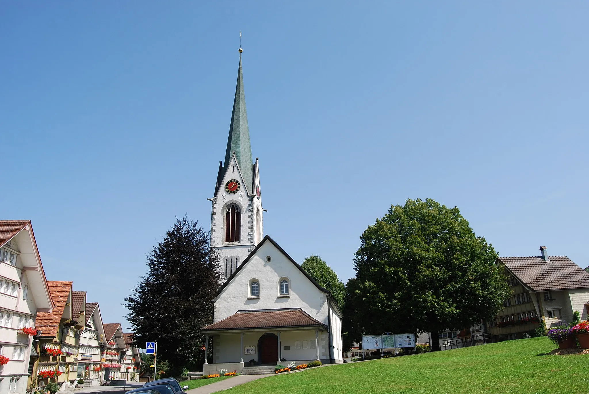 Photo showing: Church of Hundwil, canton of Appenzell Ausserrhoden, Switzerland