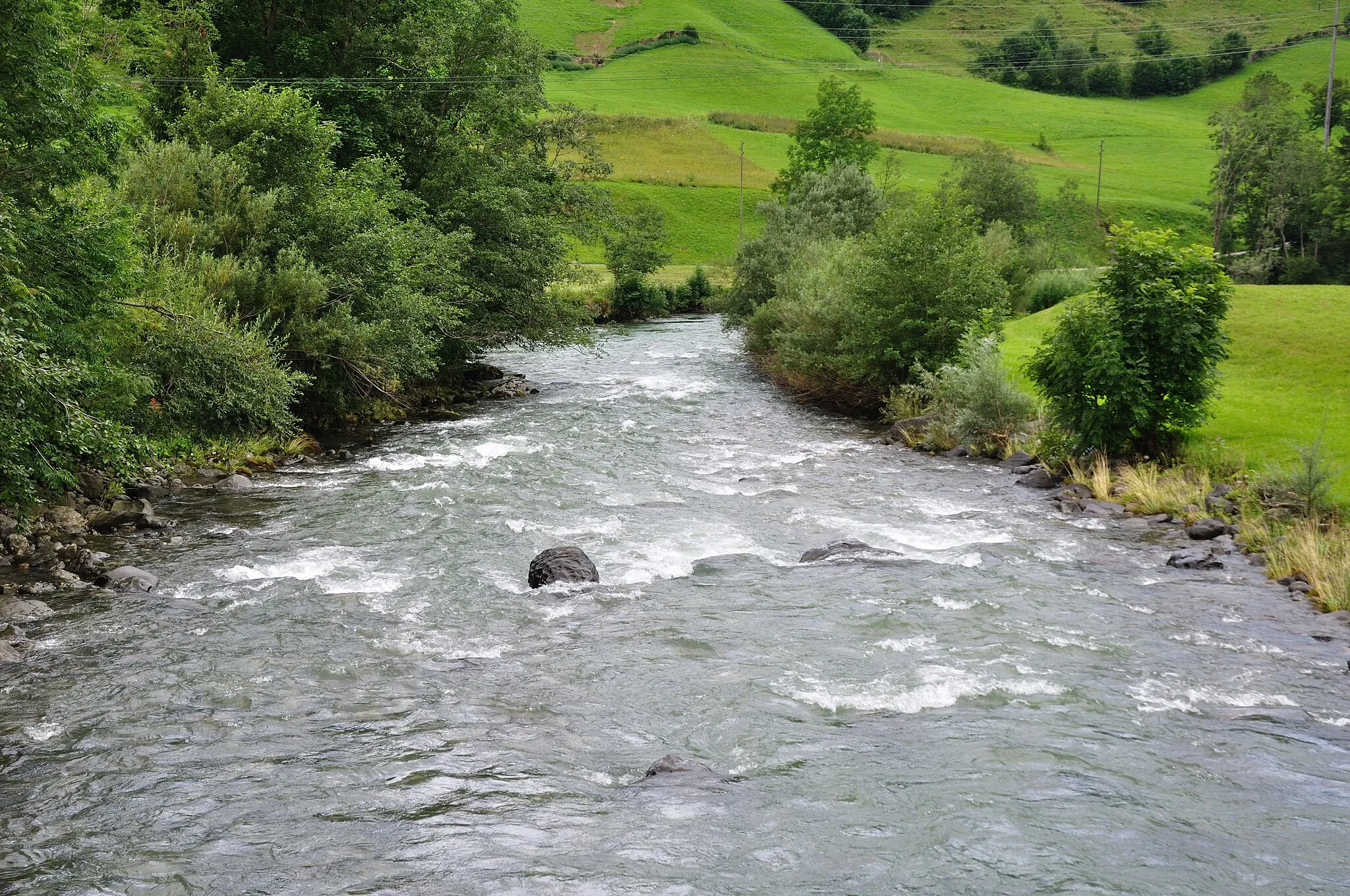 Photo showing: Switzerland, Canton of St. Gallen, hike along the river Thur