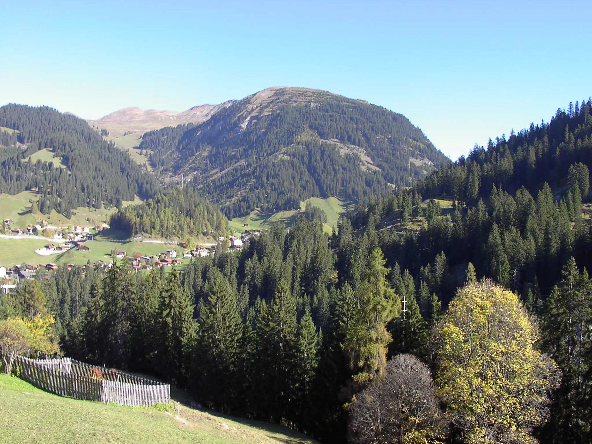 Photo showing: Langwies, Graubünden im Oktober 2010