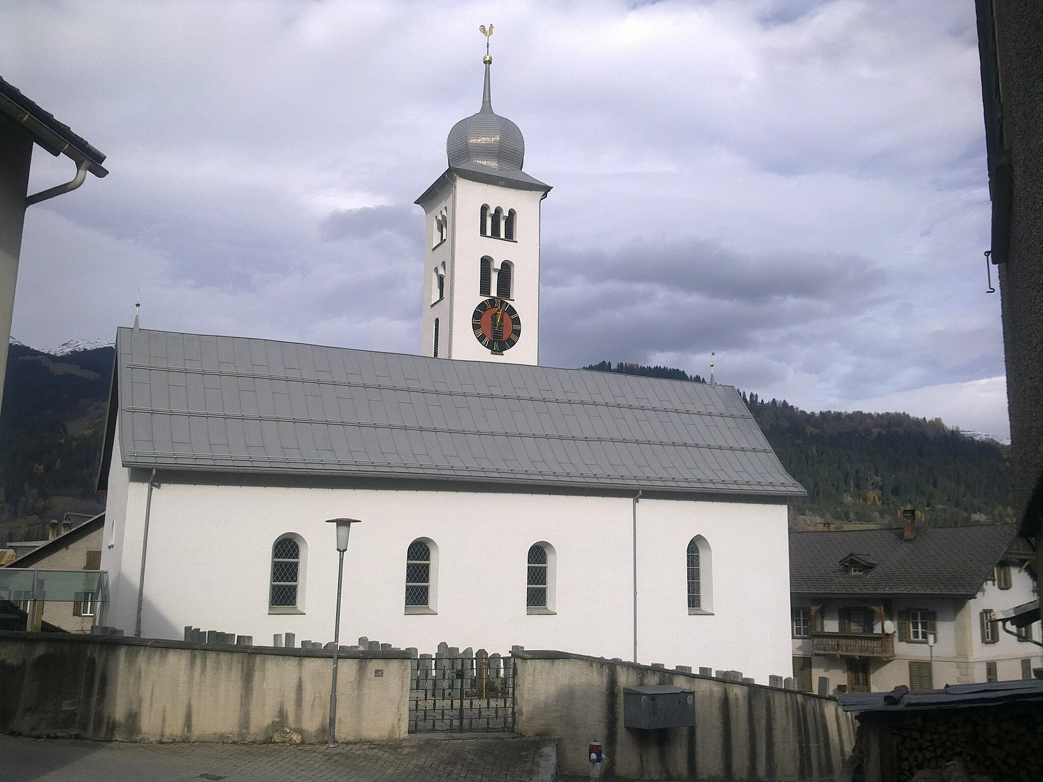 Photo showing: reformierte Kirche Castrisch