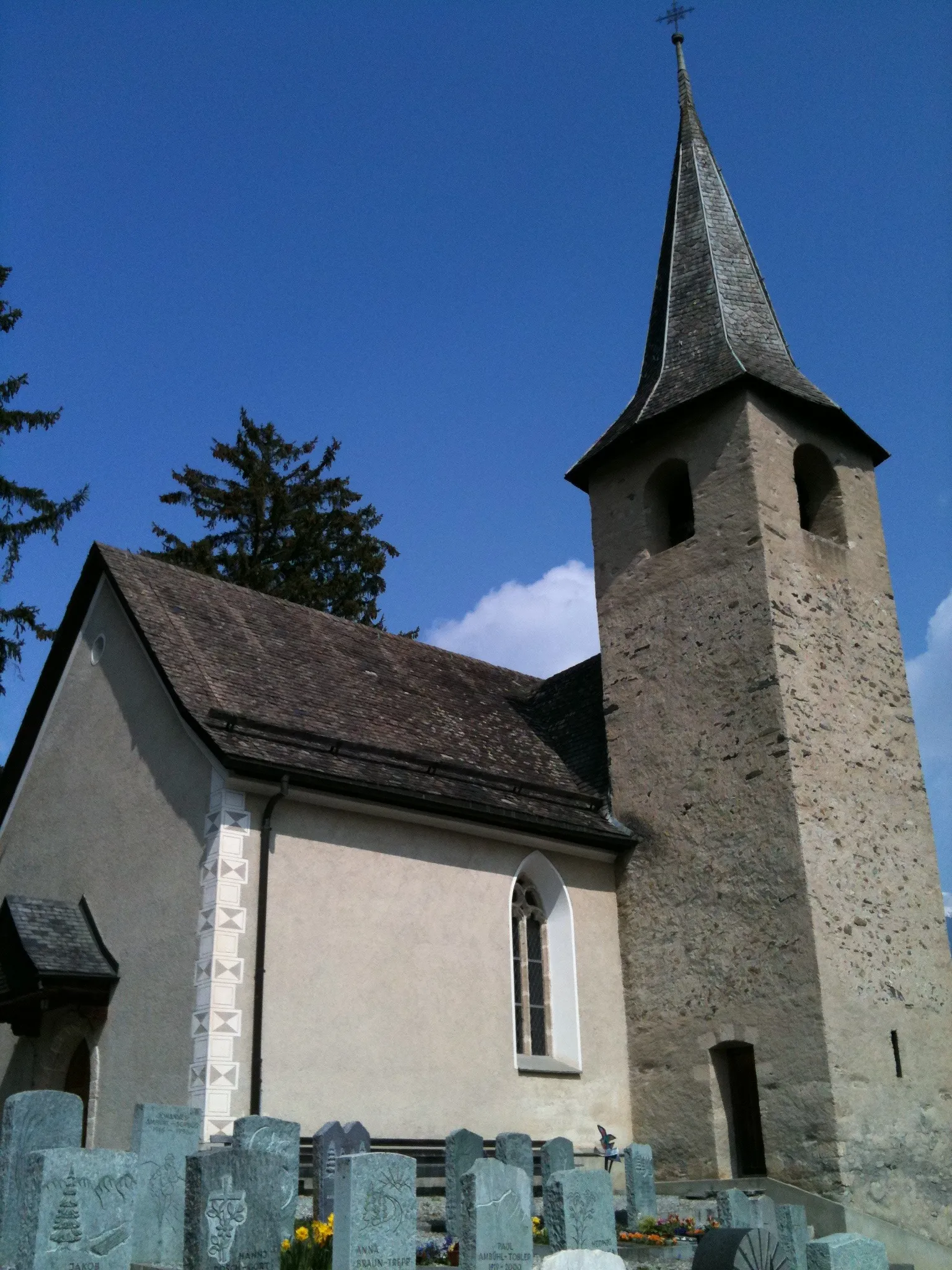 Photo showing: reformierte Kirche Masein, Kanton Graubünden