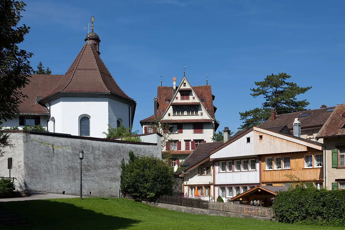 Photo showing: Frauenkloster und Schloss in Appenzell