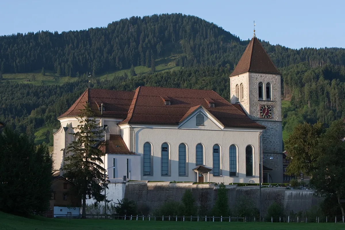 Photo showing: Kirche St. Mauritius in Appenzell
