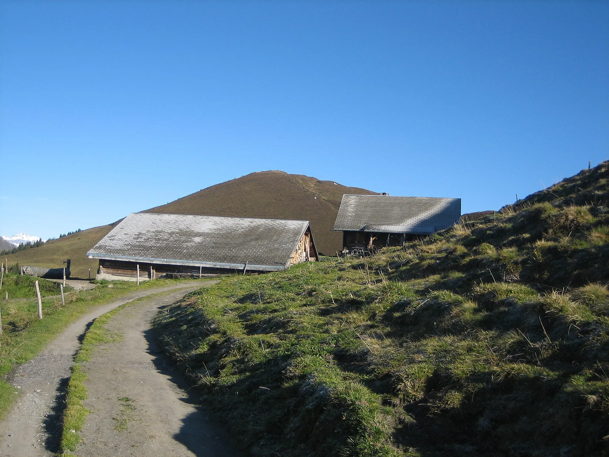 Photo showing: Alp Bischola and Tguma, Safien, Cazis, Grison, Switzerland