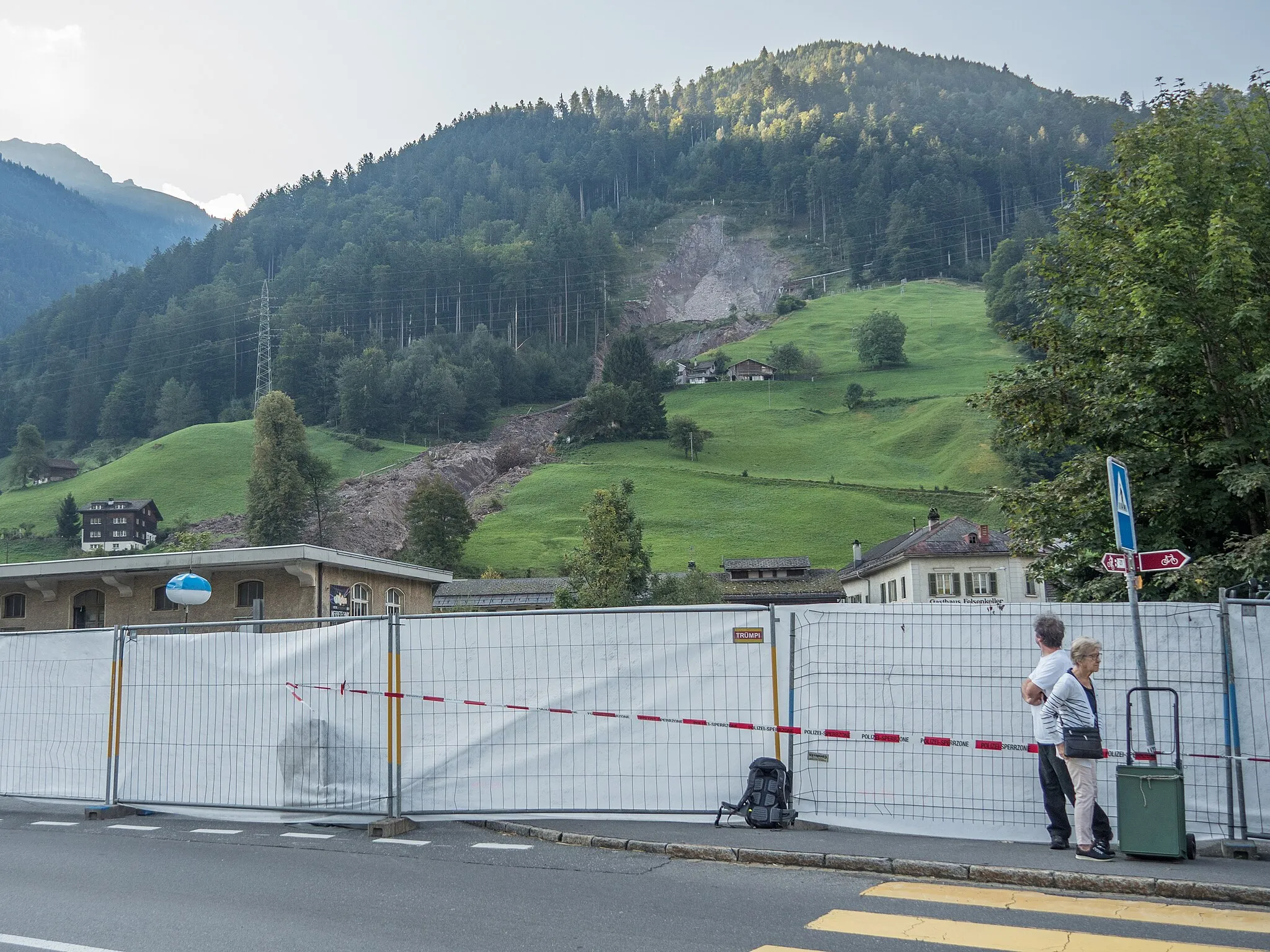 Photo showing: Debris Flow, Schwanden, Canton of Glarus, Switzerland