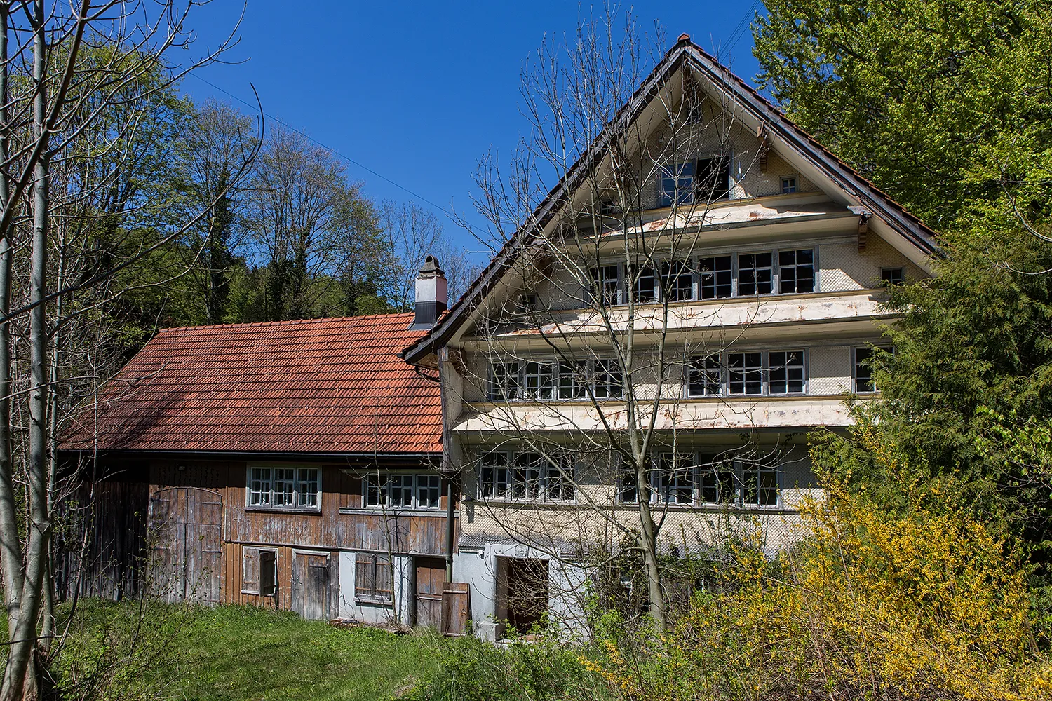 Photo showing: Ehemalige Mühle im Ledi, Walzenhausen (AR)