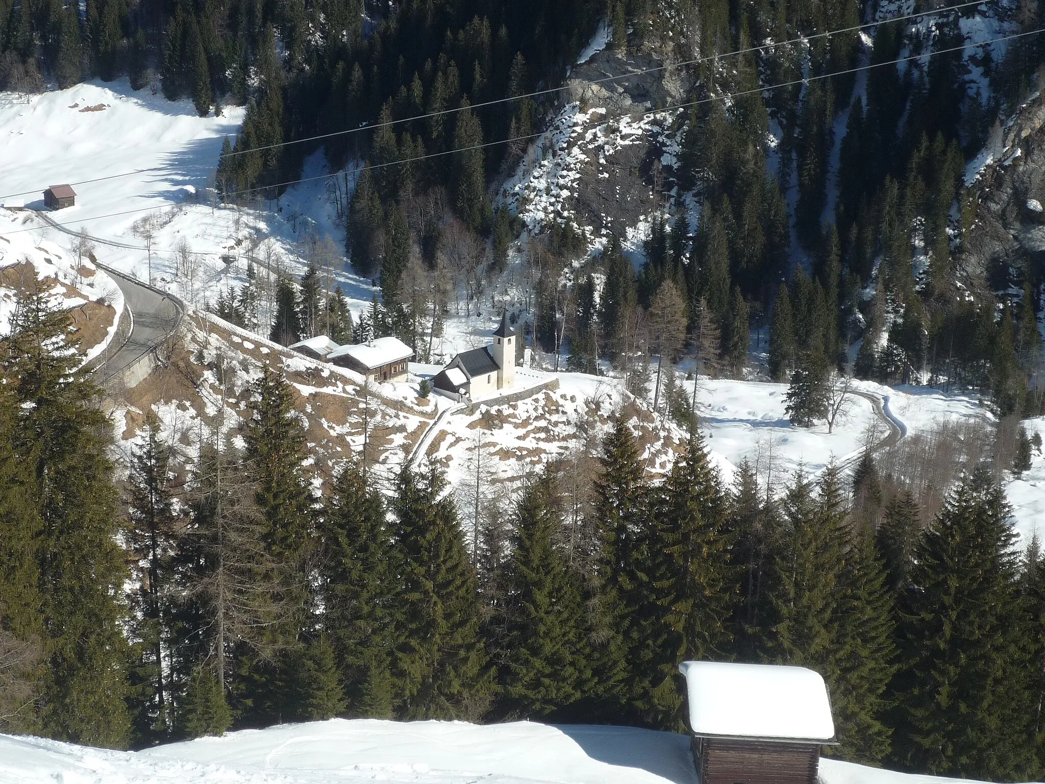 Photo showing: Reformierte Kirche Neukirch im Safiental