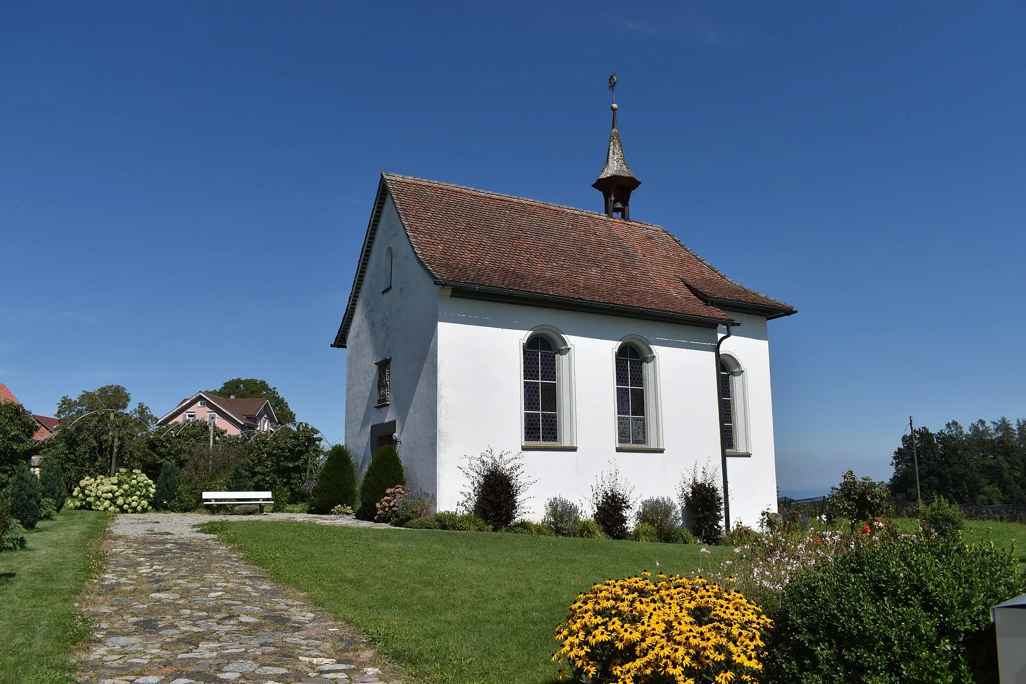 Photo showing: Marienkapelle Ruggisberg (Häggenschwil). Aussenansicht 3