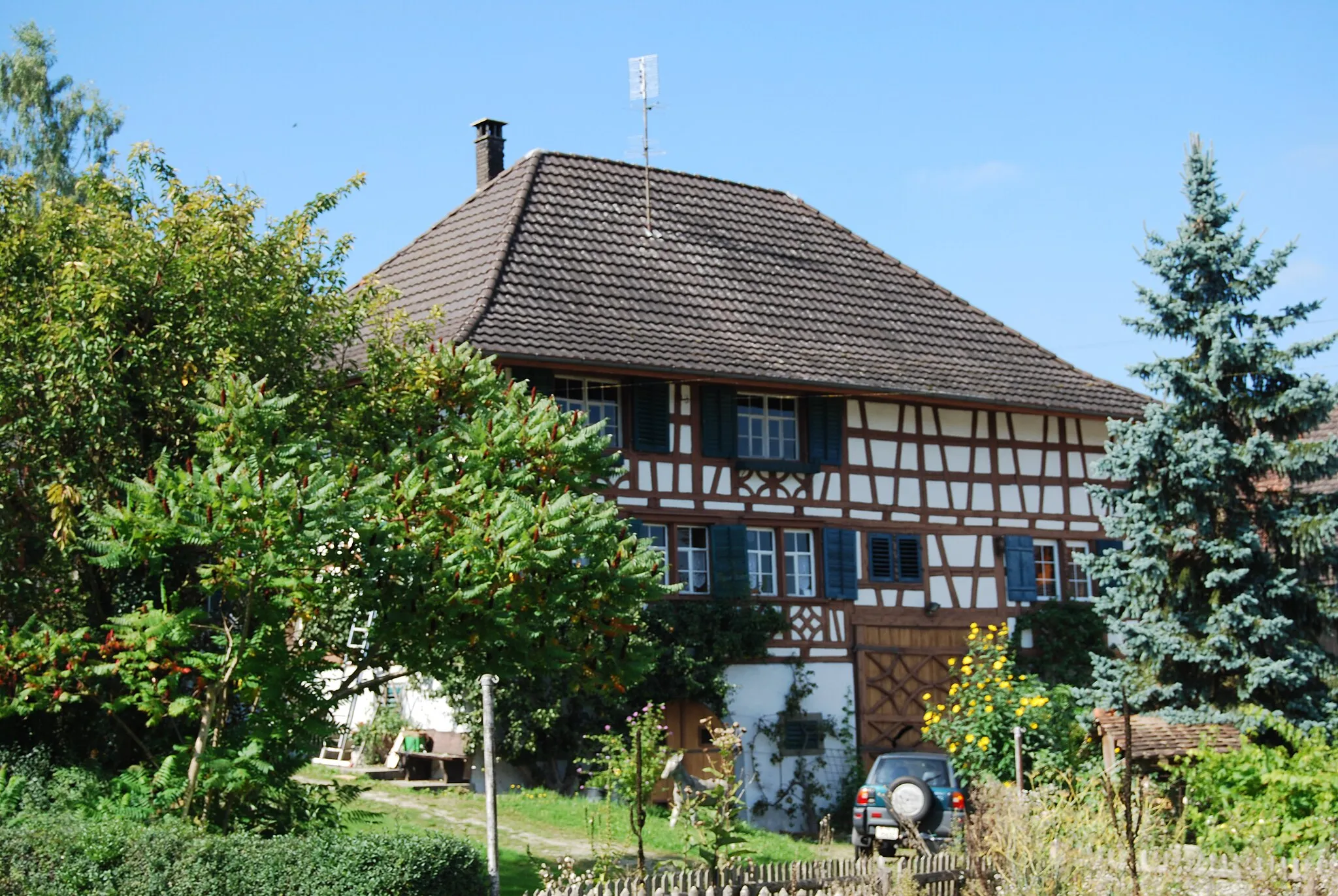 Photo showing: Farmer house Klösterli 3 at Amlikon (KGS n. 13593), canton of Thurgovia, Switzerland