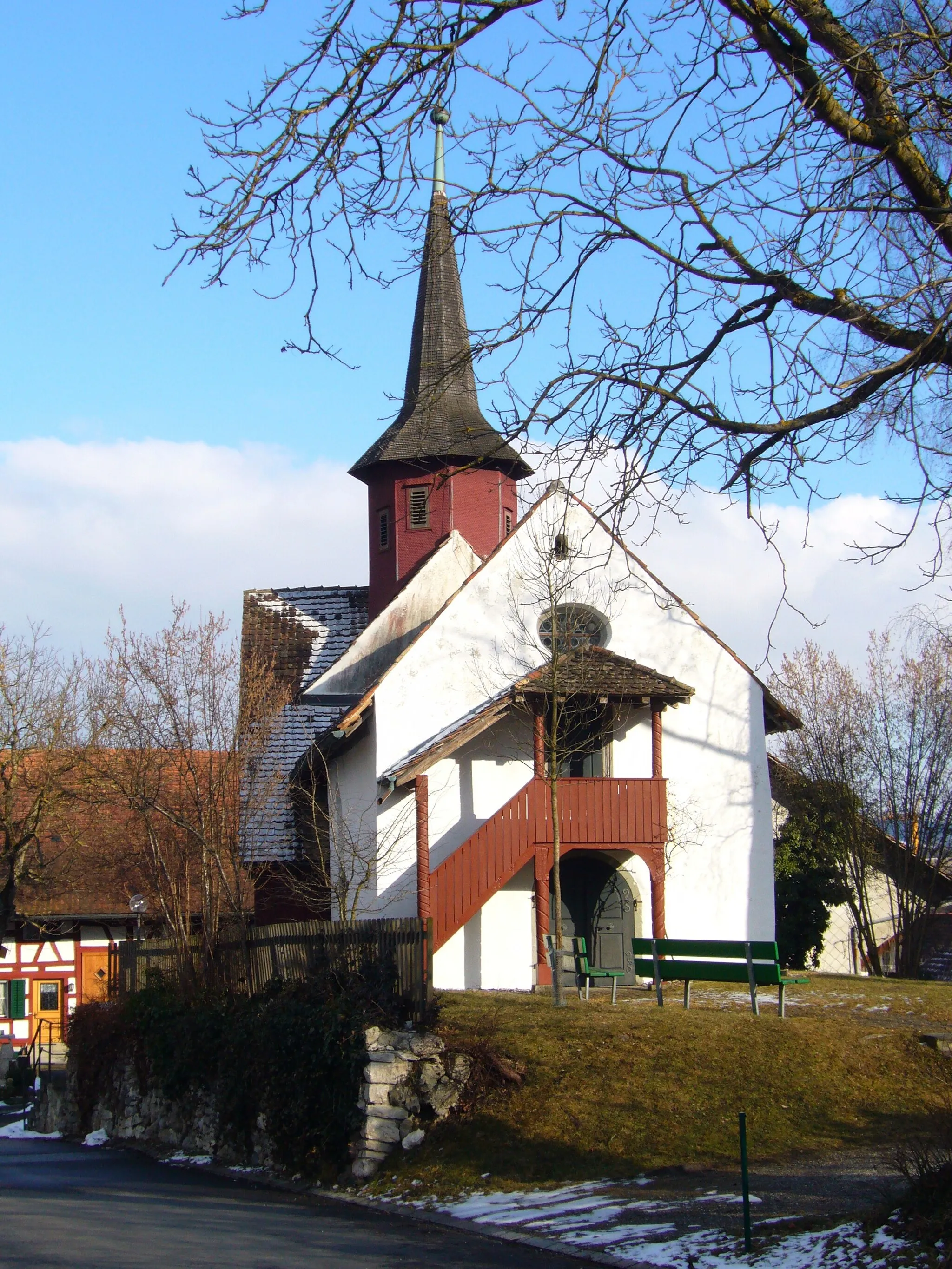 Photo showing: Kirche, Waltalingen,  Kanton Zürich, Schweiz