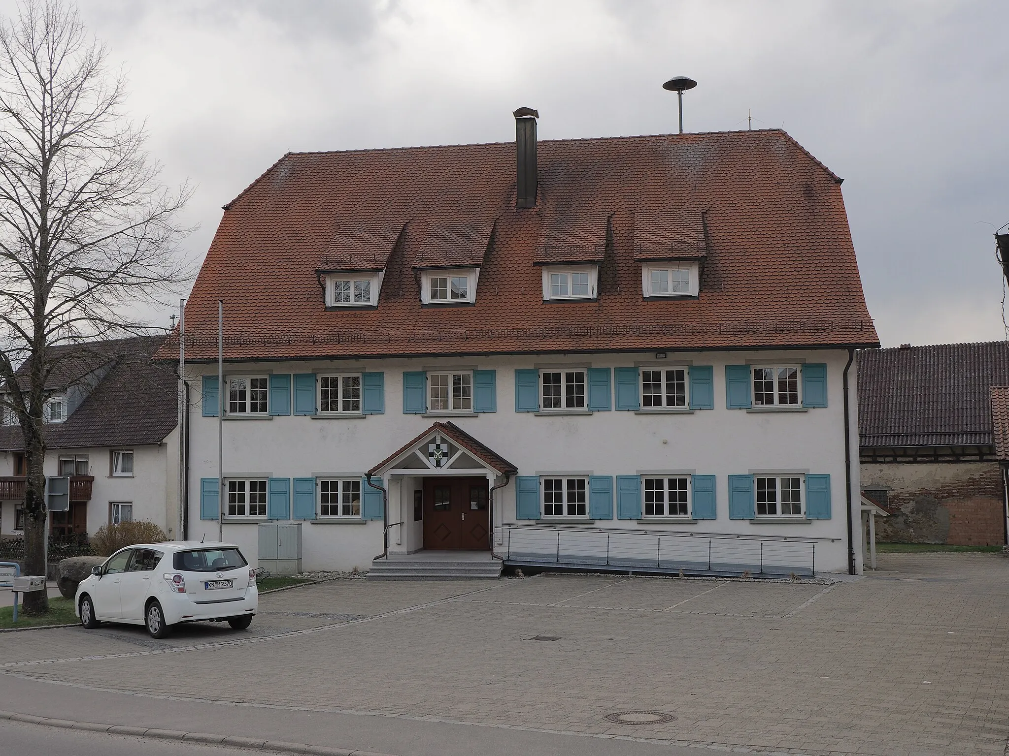 Photo showing: Rathaus Liggersdorf (Gemeinde Hohenfels)