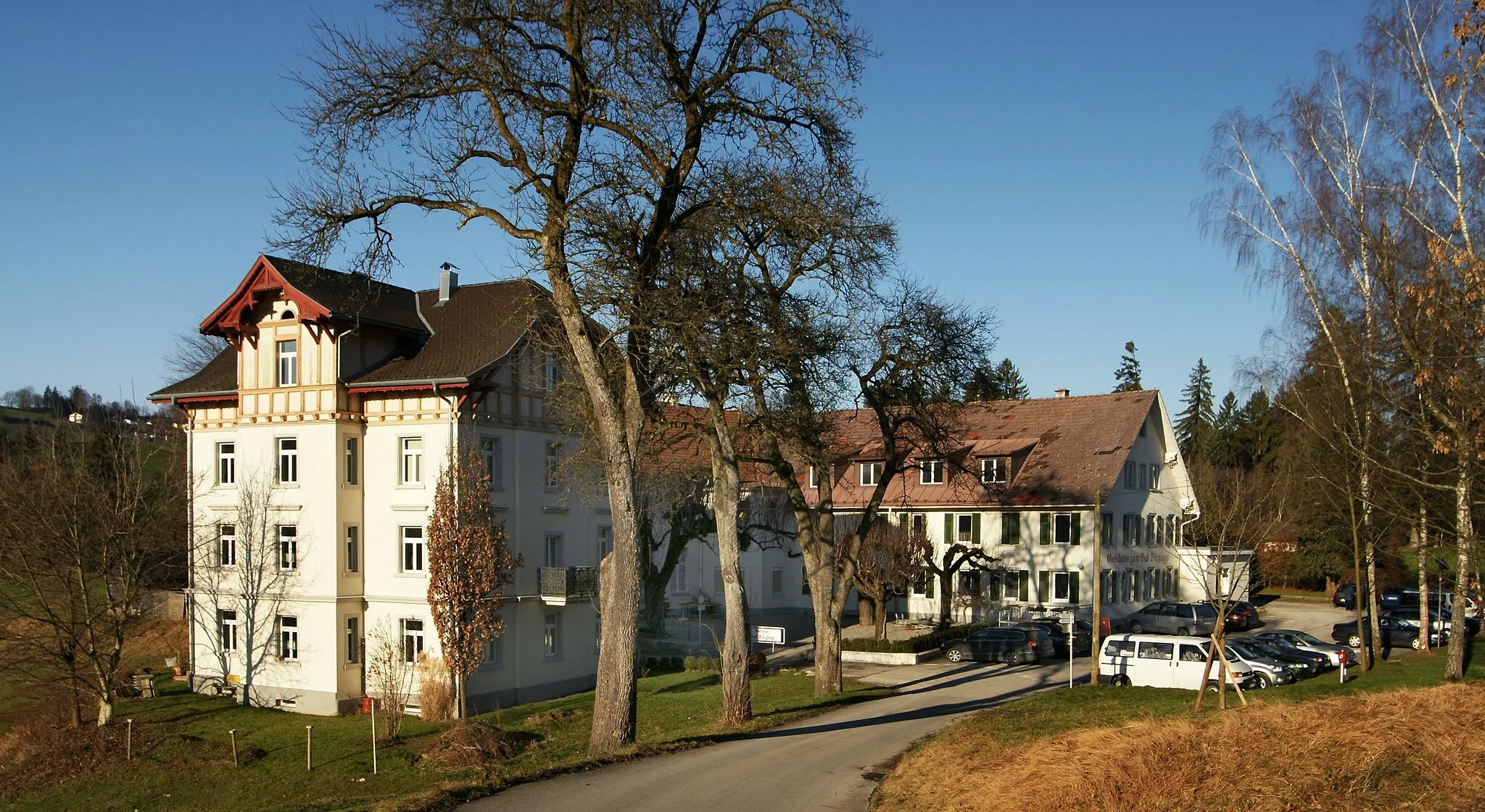 Photo showing: Diezlinger Straße 51+52; Gasthaus zum Bad Diezlings in Hörbranz, Vorarlberg.