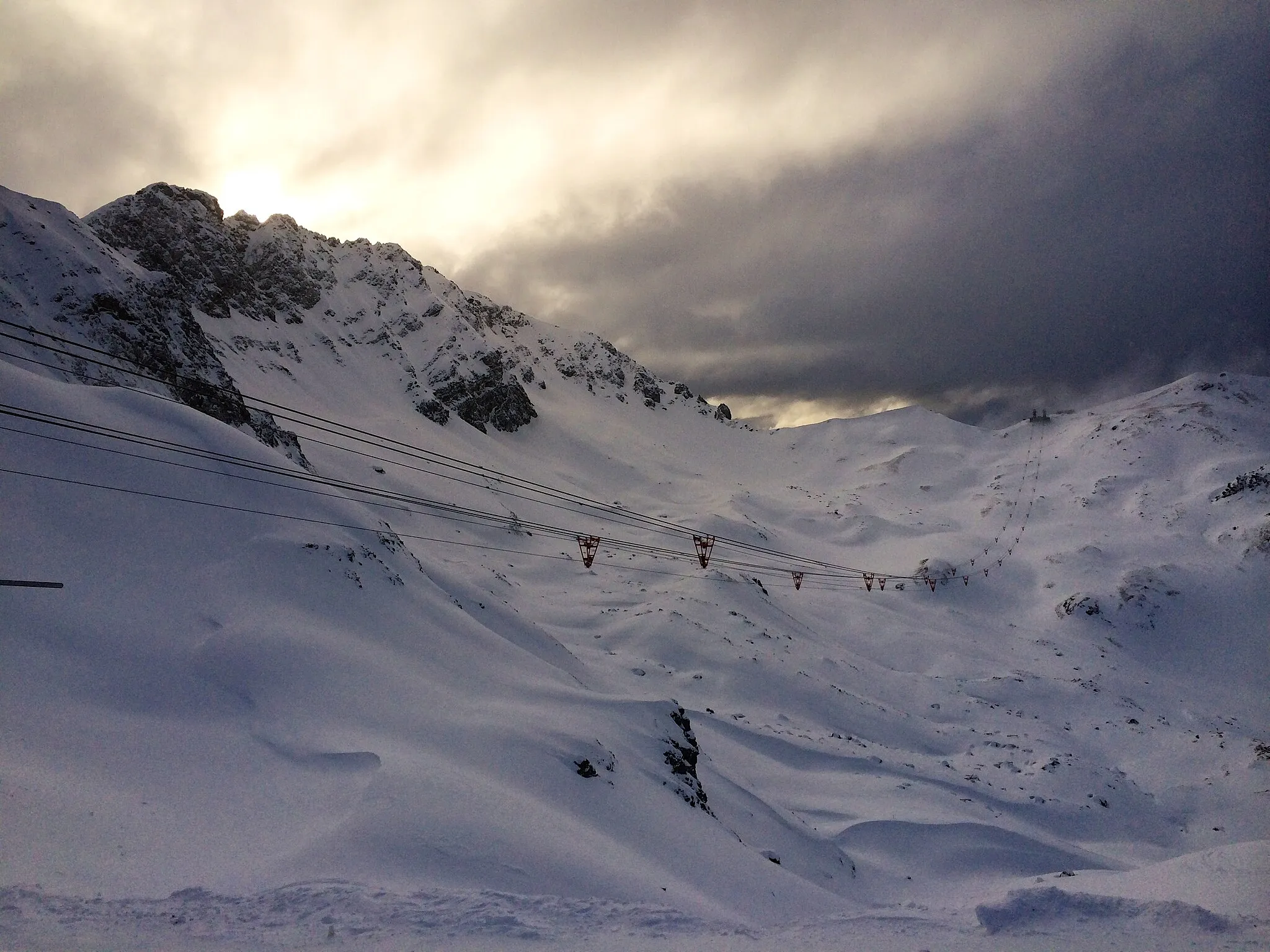 Photo showing: Aerial Lift "Urdenbahn" between Arosa and Lenzerheide/Switzerland