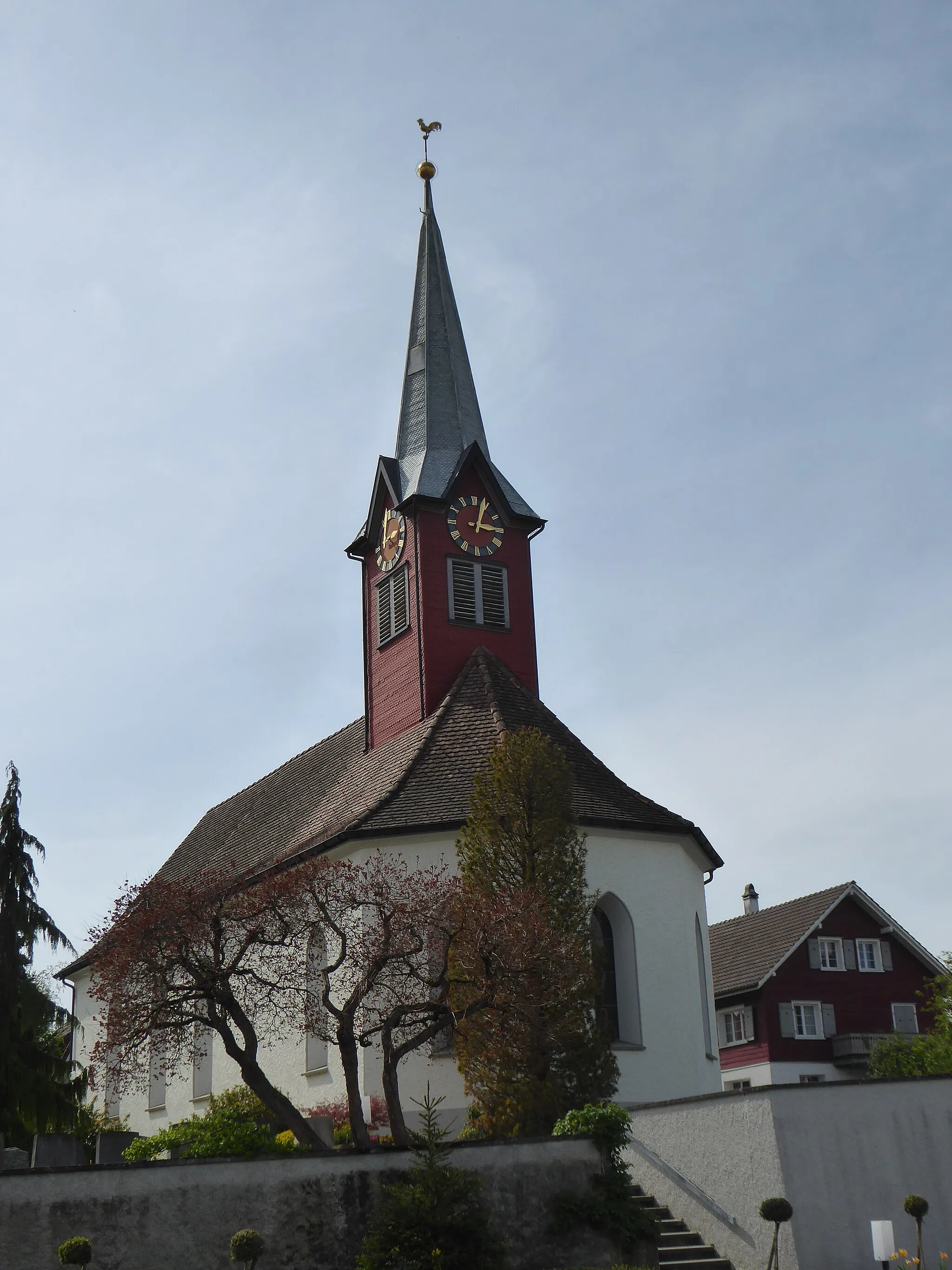 Photo showing: Evangelische Kirche Neukirch an der Thur