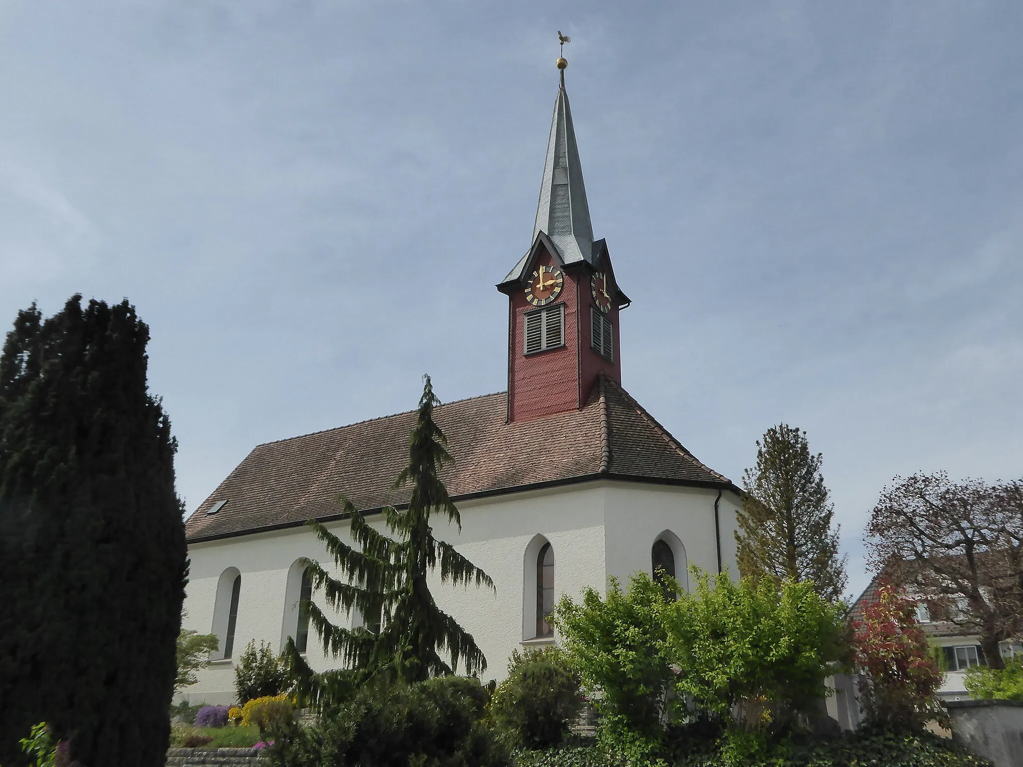 Photo showing: Evangelische Kirche Neukirch an der Thur