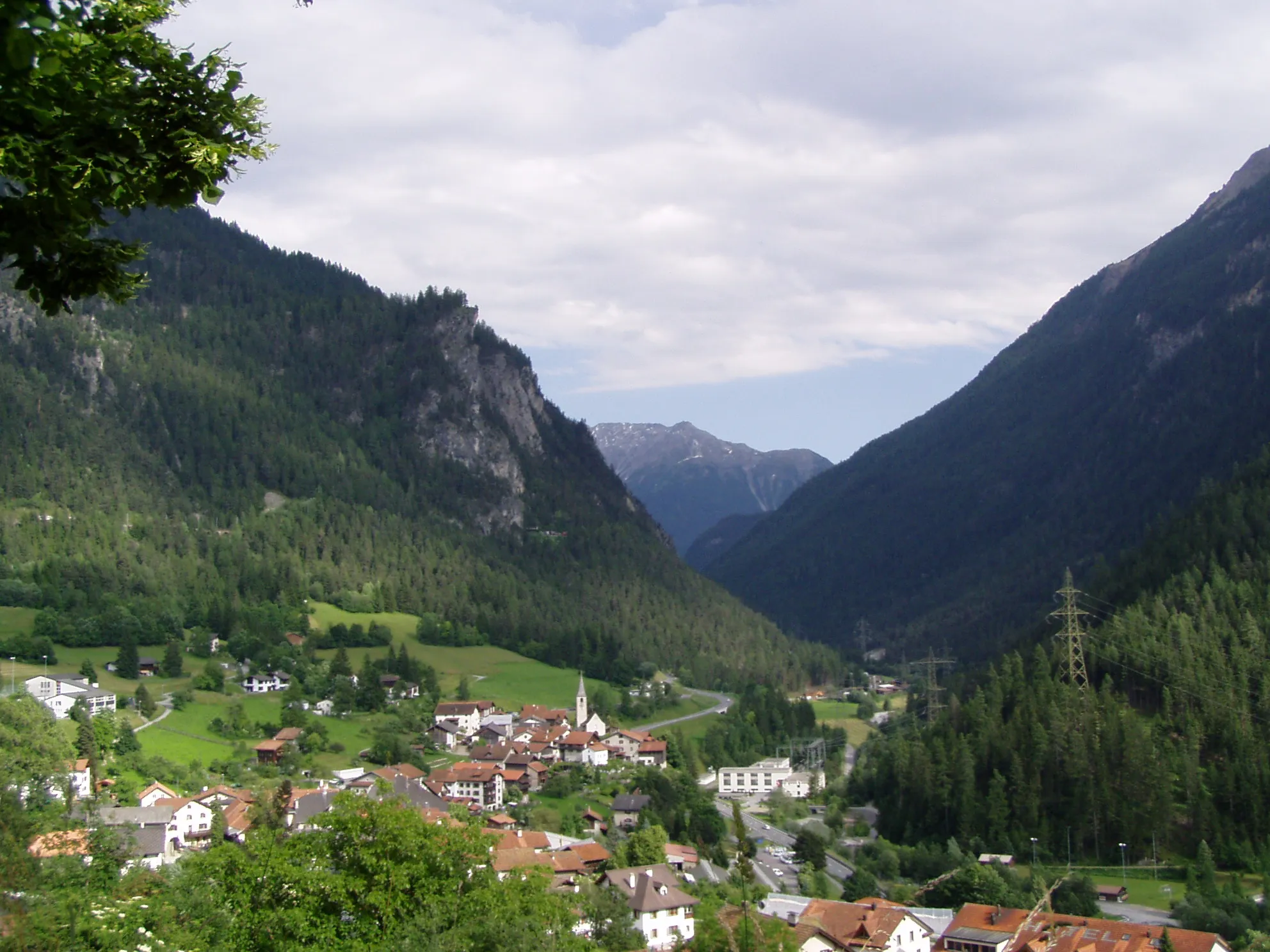 Photo showing: Filisur vu du Bernina-Express