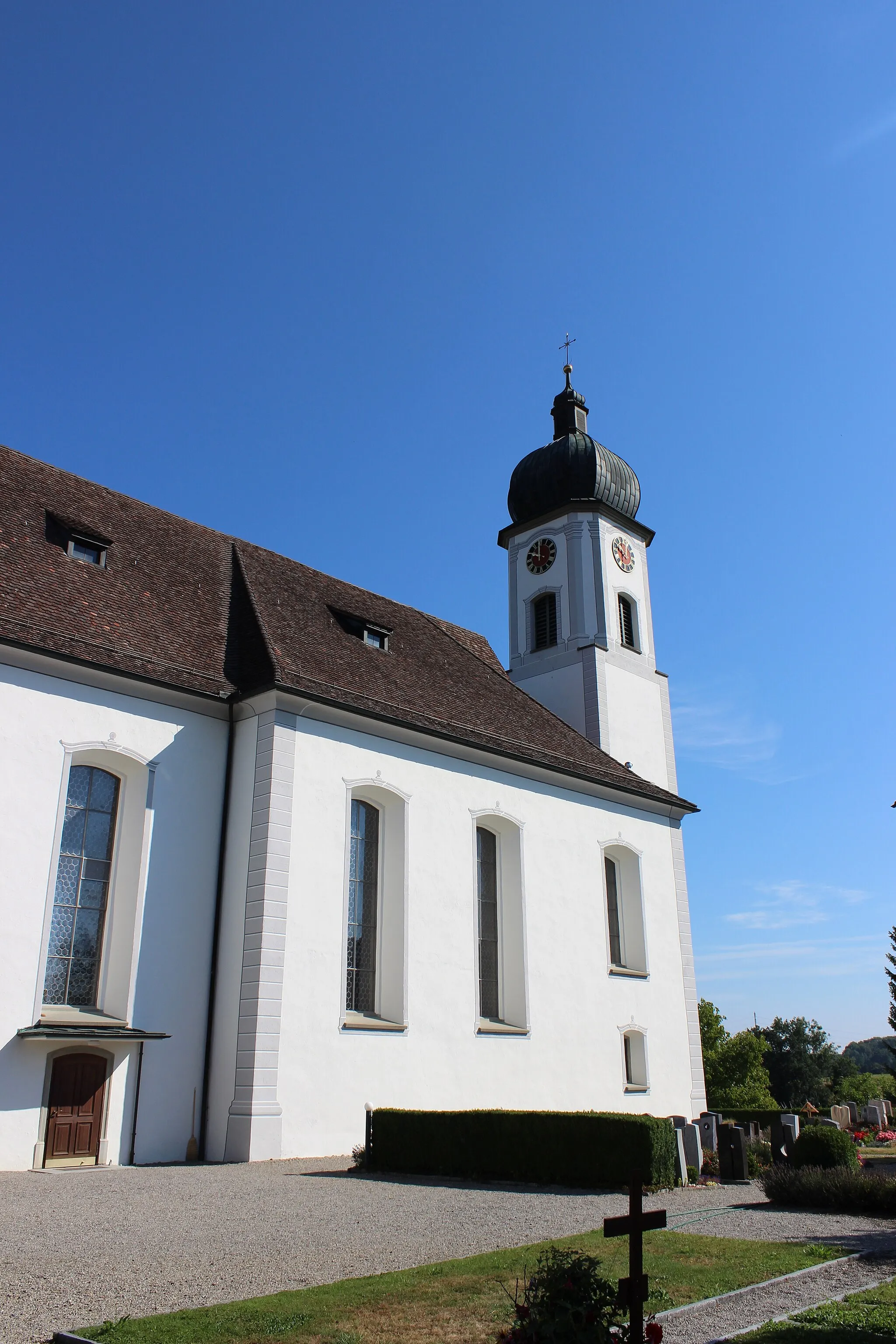 Photo showing: Aussenansicht der Kirche St. Michael, Niederbüren, Schweiz