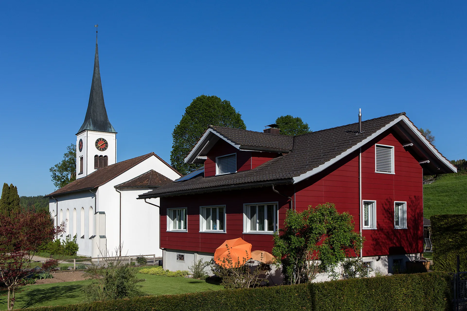 Photo showing: Reformierte Kirche in Hauptwil (TG)