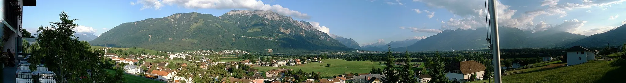 Photo showing: View from Hotel Fernsicht, Eschen LI
