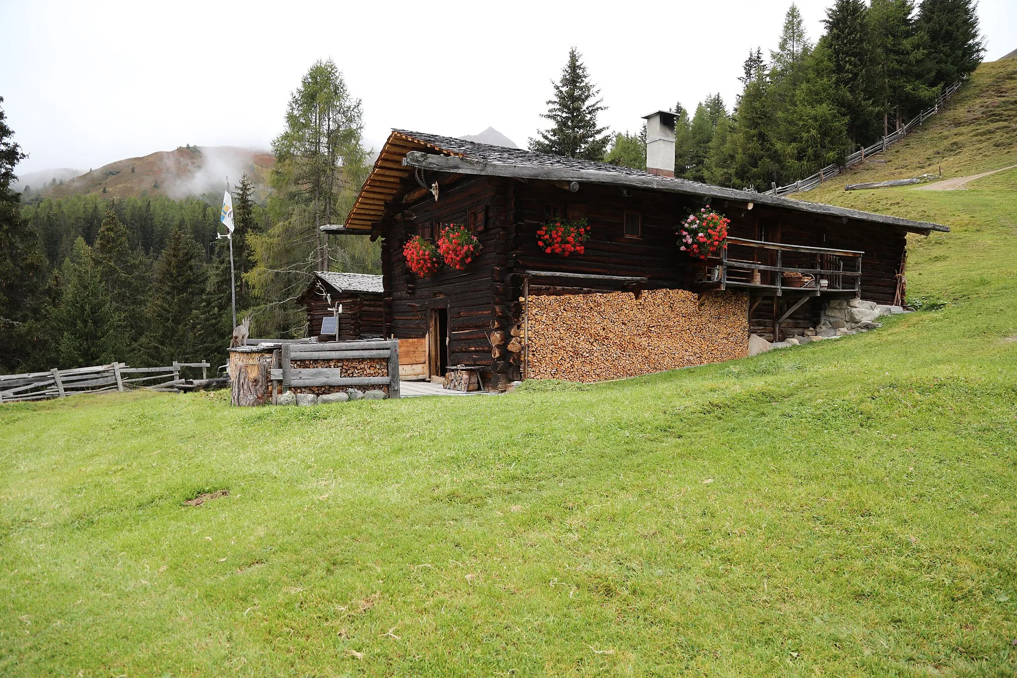 Photo showing: Die Stafelalp oberhalb Davos Frauenkirch.