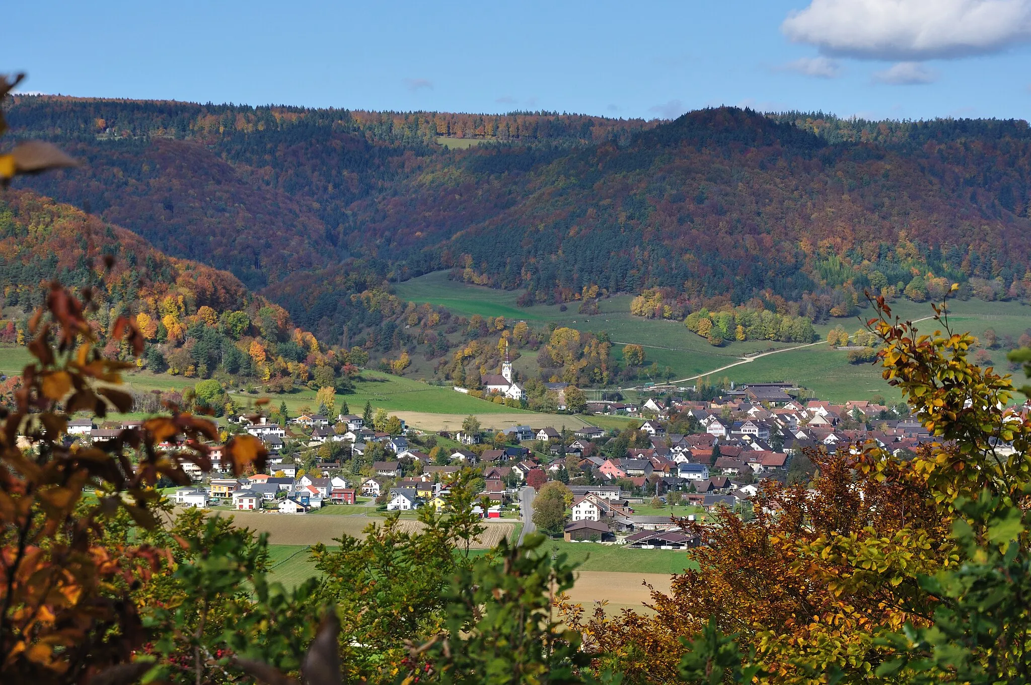 Photo showing: Switzerland, Canton of Schaffhausen, hike on Reiat, a hilly area northeast of Schaffhausen