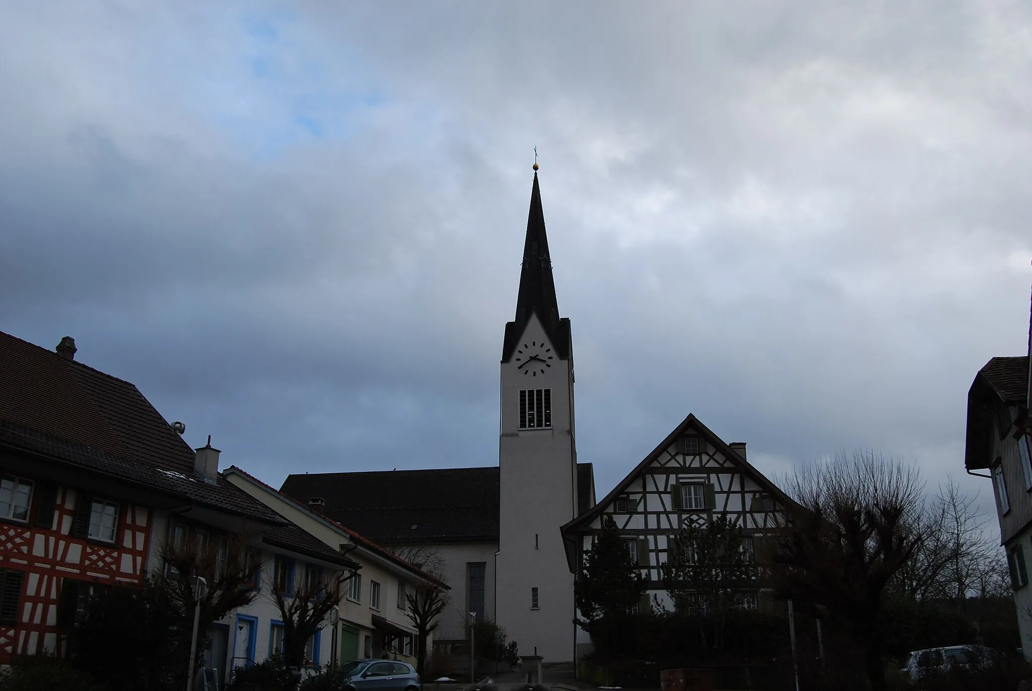 Photo showing: Catholic church of Aadorf, canton of Thurgovia, Switzerland