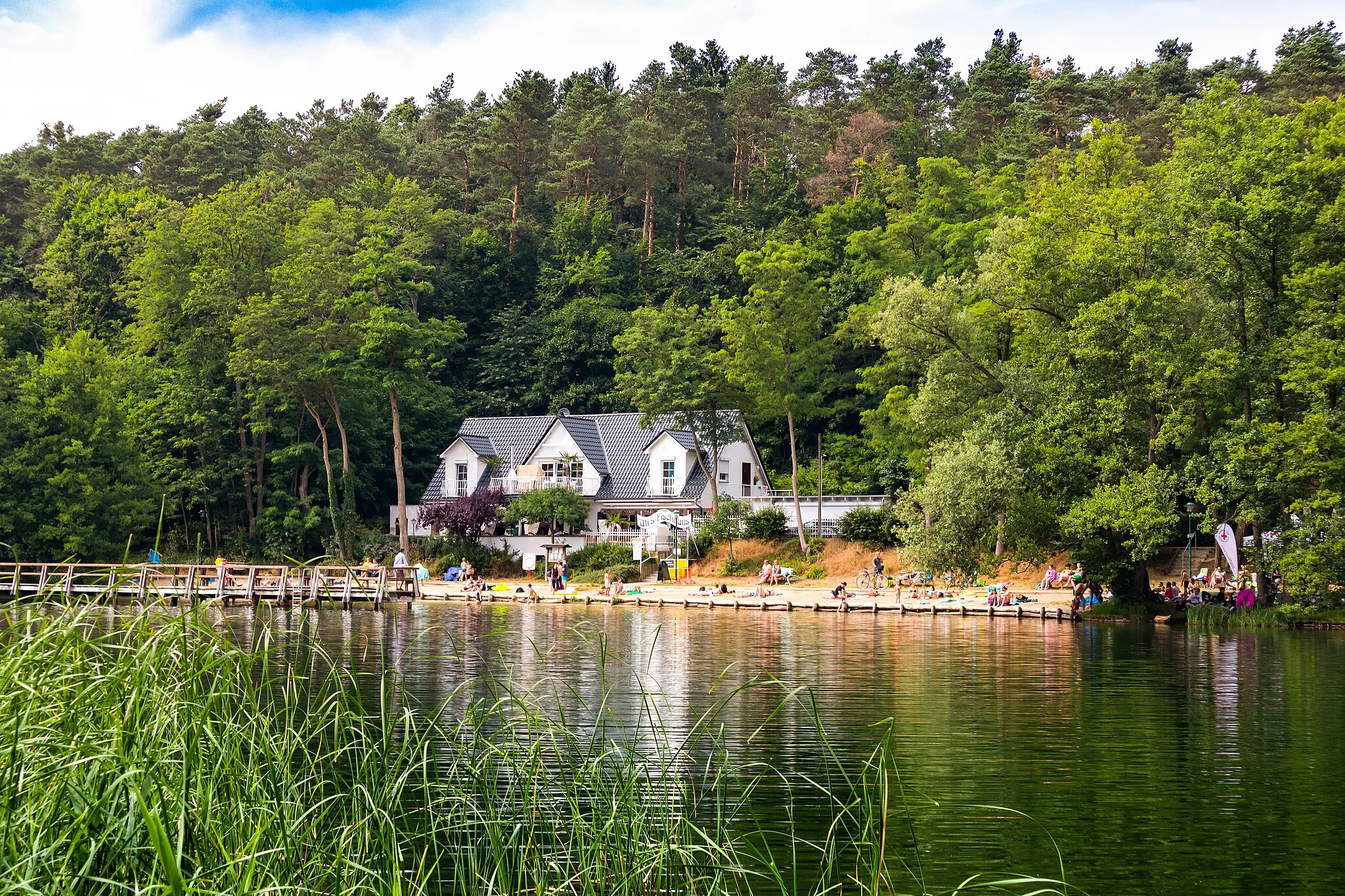 Photo showing: Obersee in Lanke (Barnim)