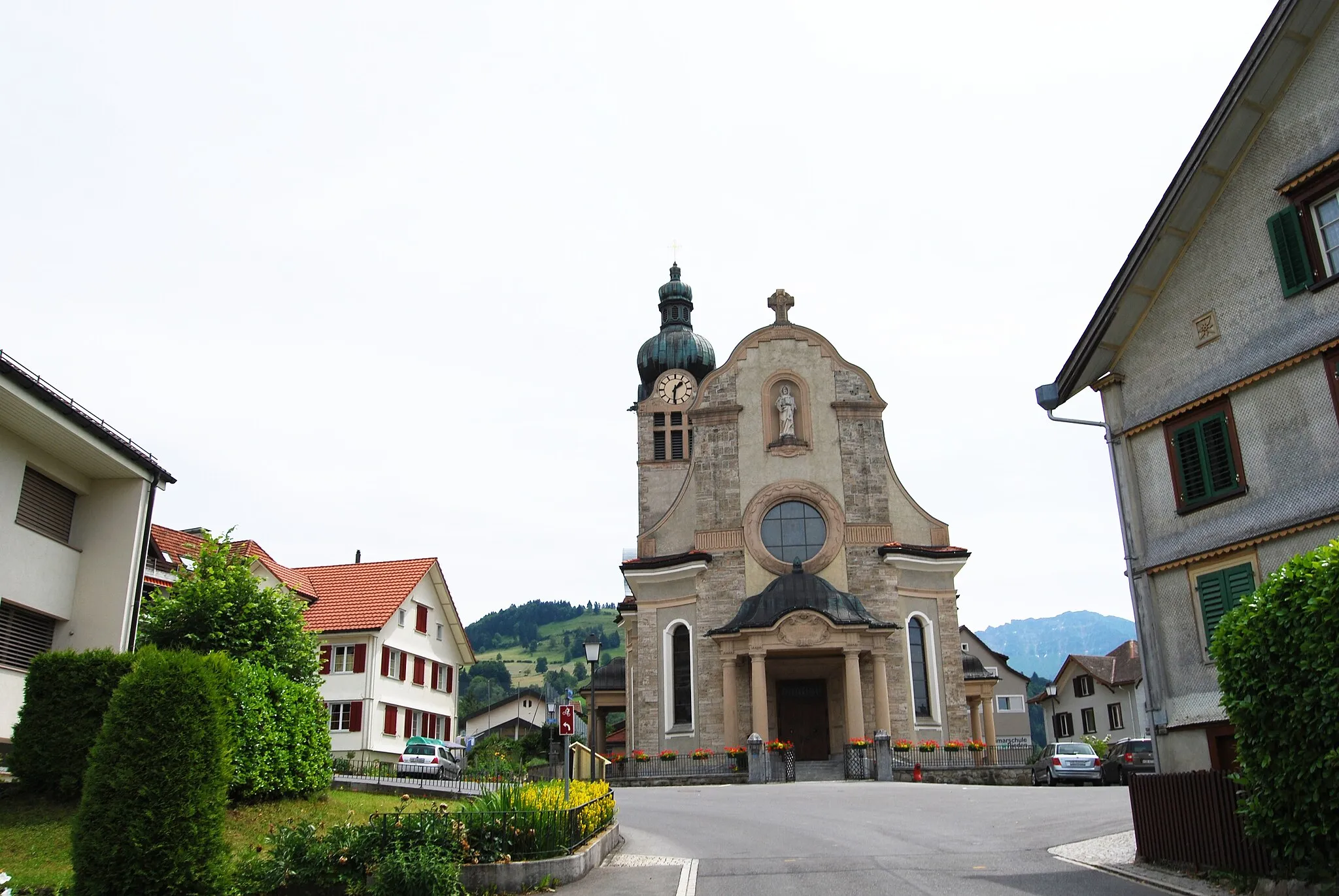 Photo showing: Church of Rieden, canton of St. Gallen, Switzerland