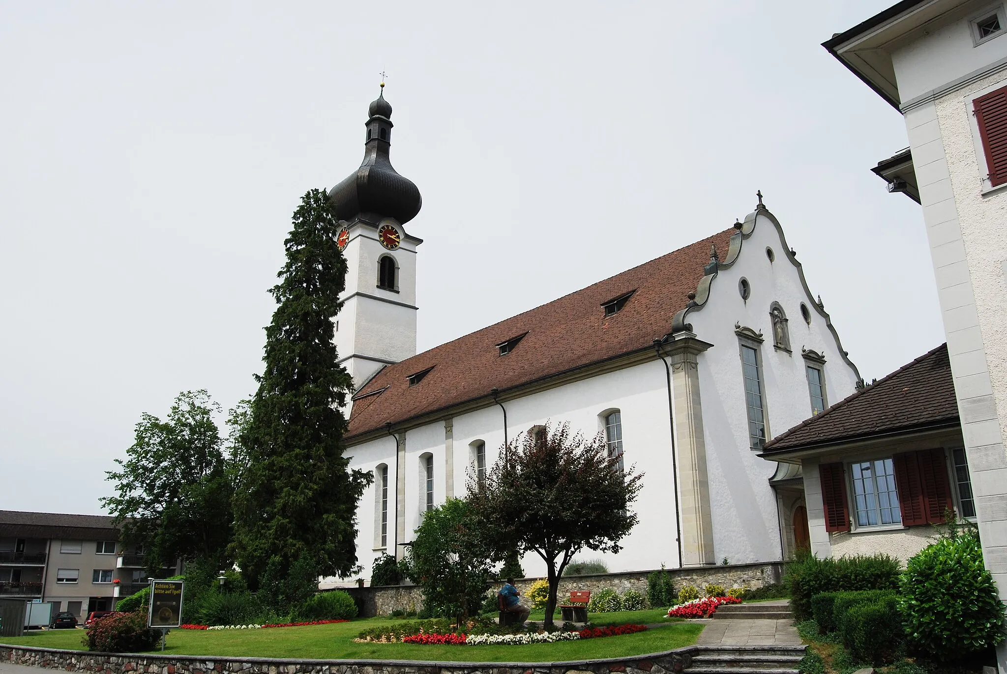 Photo showing: Church of Kaltbrunn, canton of St. Gallen, Switzerland