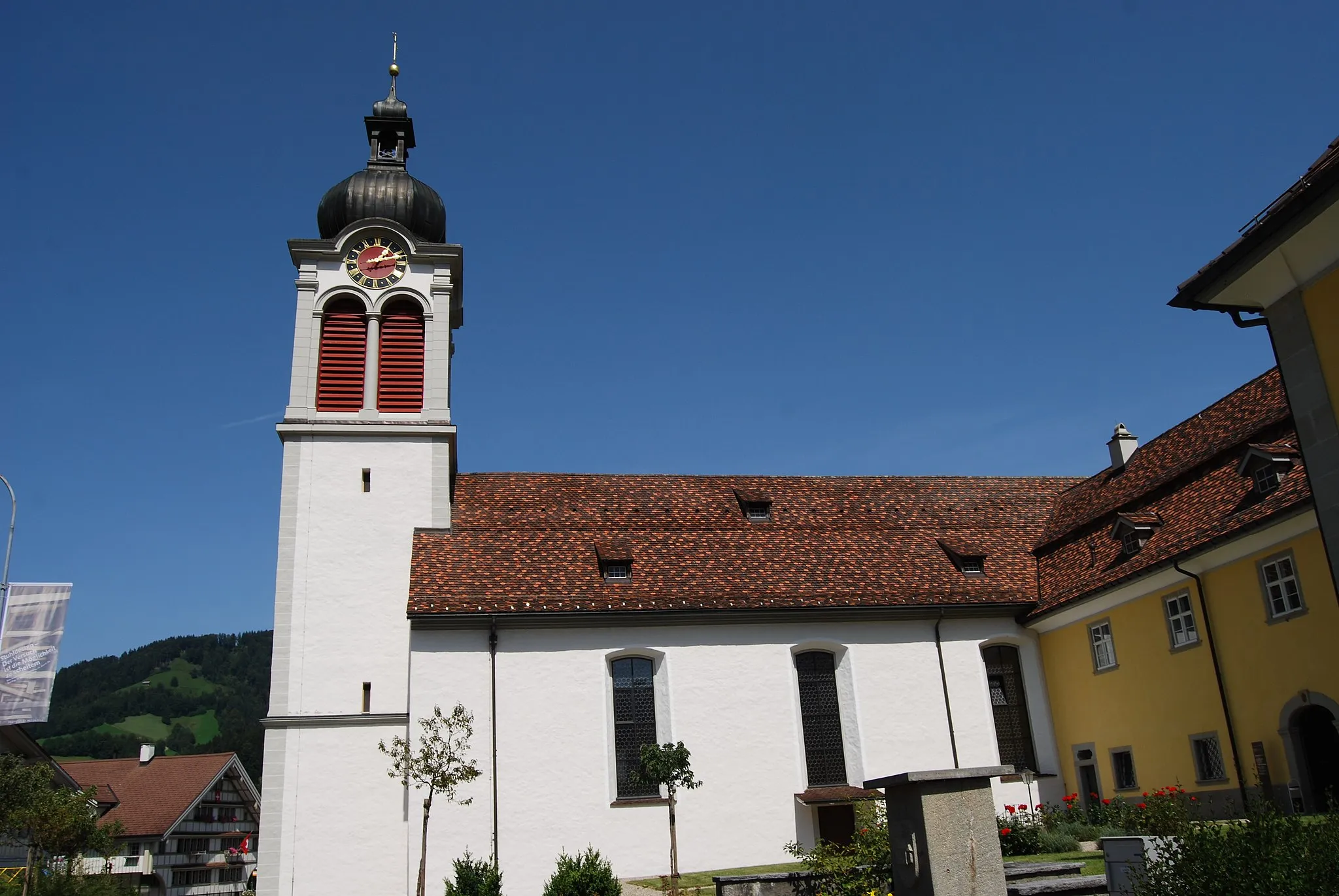 Photo showing: Catholic church of St. Peterzell, municipality of Neckertal, canton of St. Gallen, Switzerland