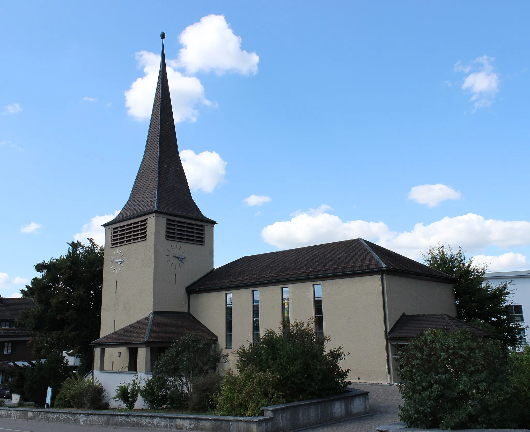 Photo showing: Reformierte Kirche in Lütisburg, Schweiz