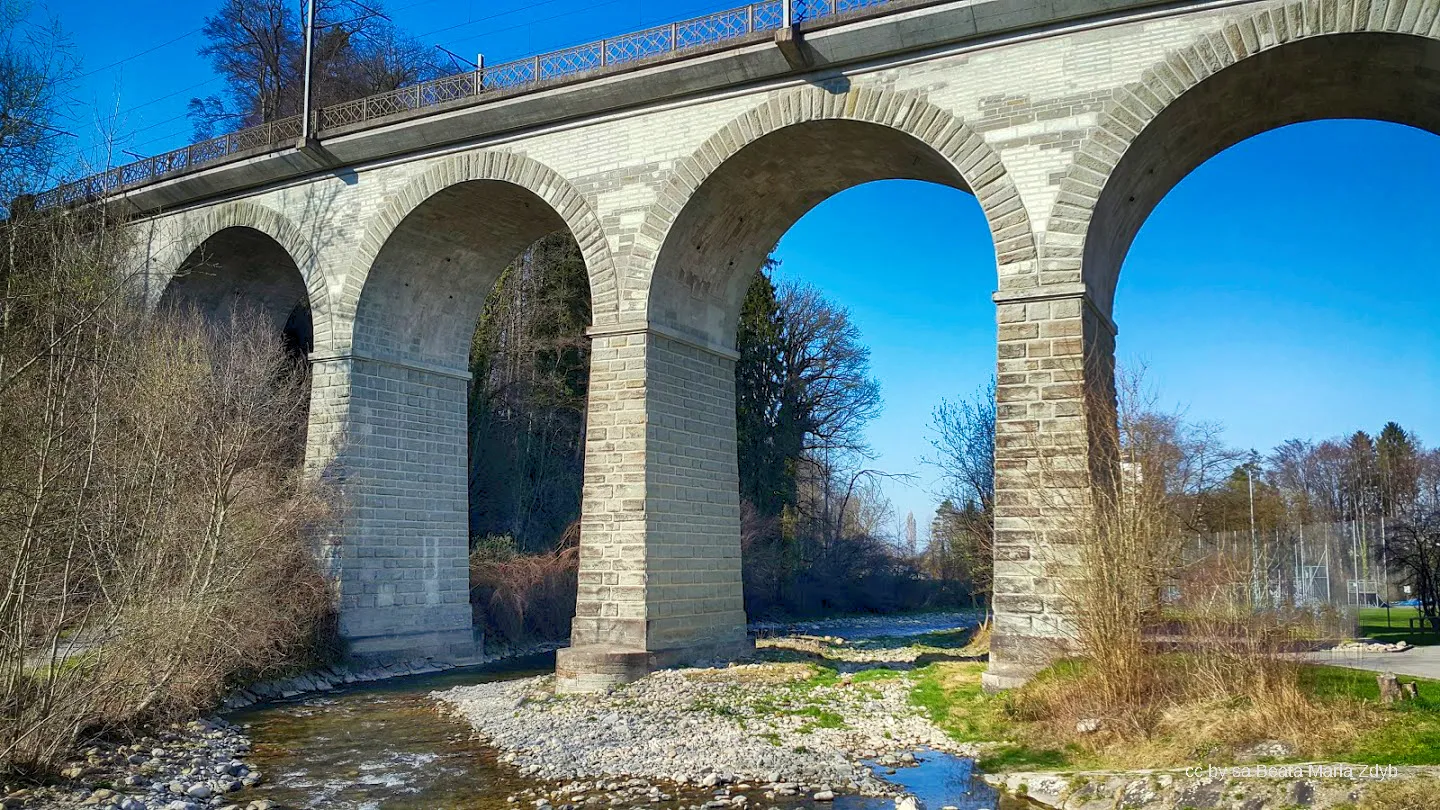 Photo showing: Goldach Viaduct