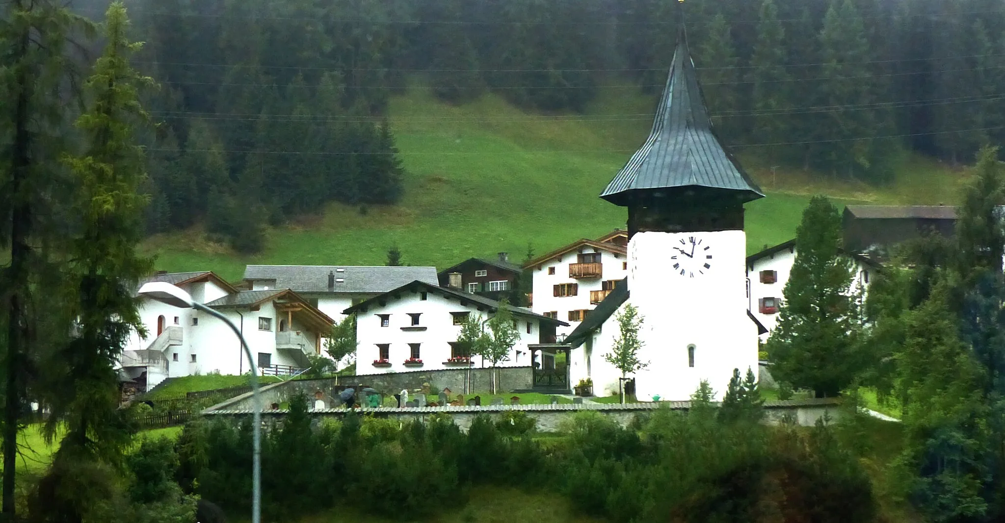 Photo showing: Davos - evangelisch-reformierte Kirche im Ortsteil Glaris