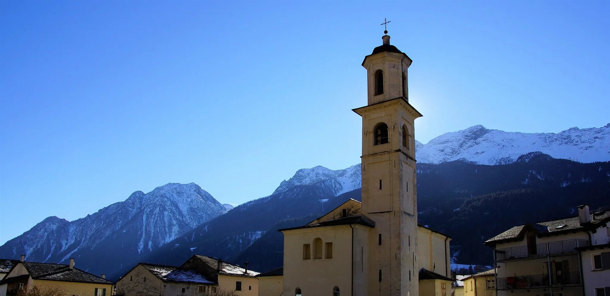 Photo showing: Vista esterna della chiesa San Bernardo di Chiaravalle in Prada