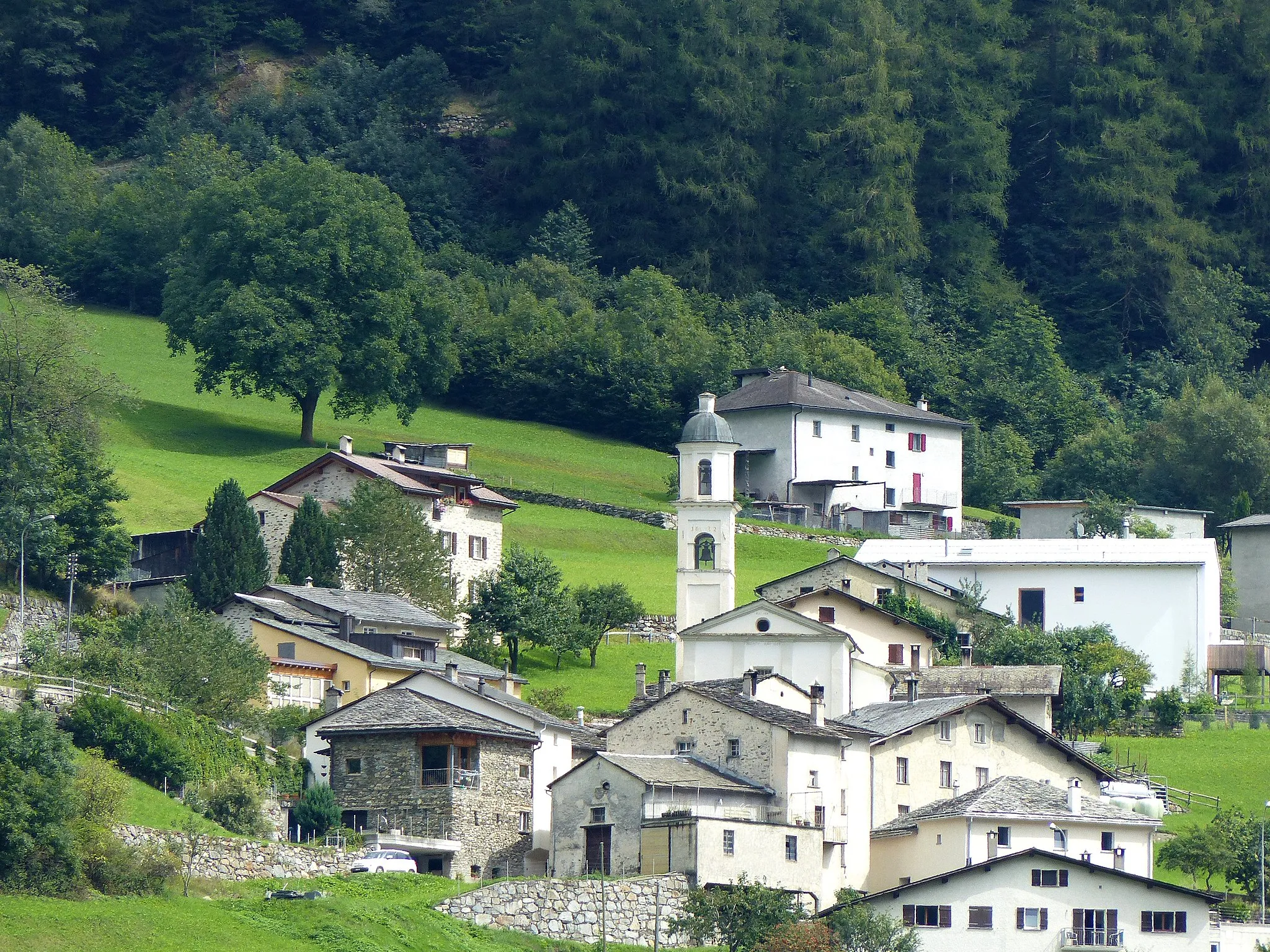 Photo showing: Poschiavo- Graubünden – Kirche an der Via da Cölögna