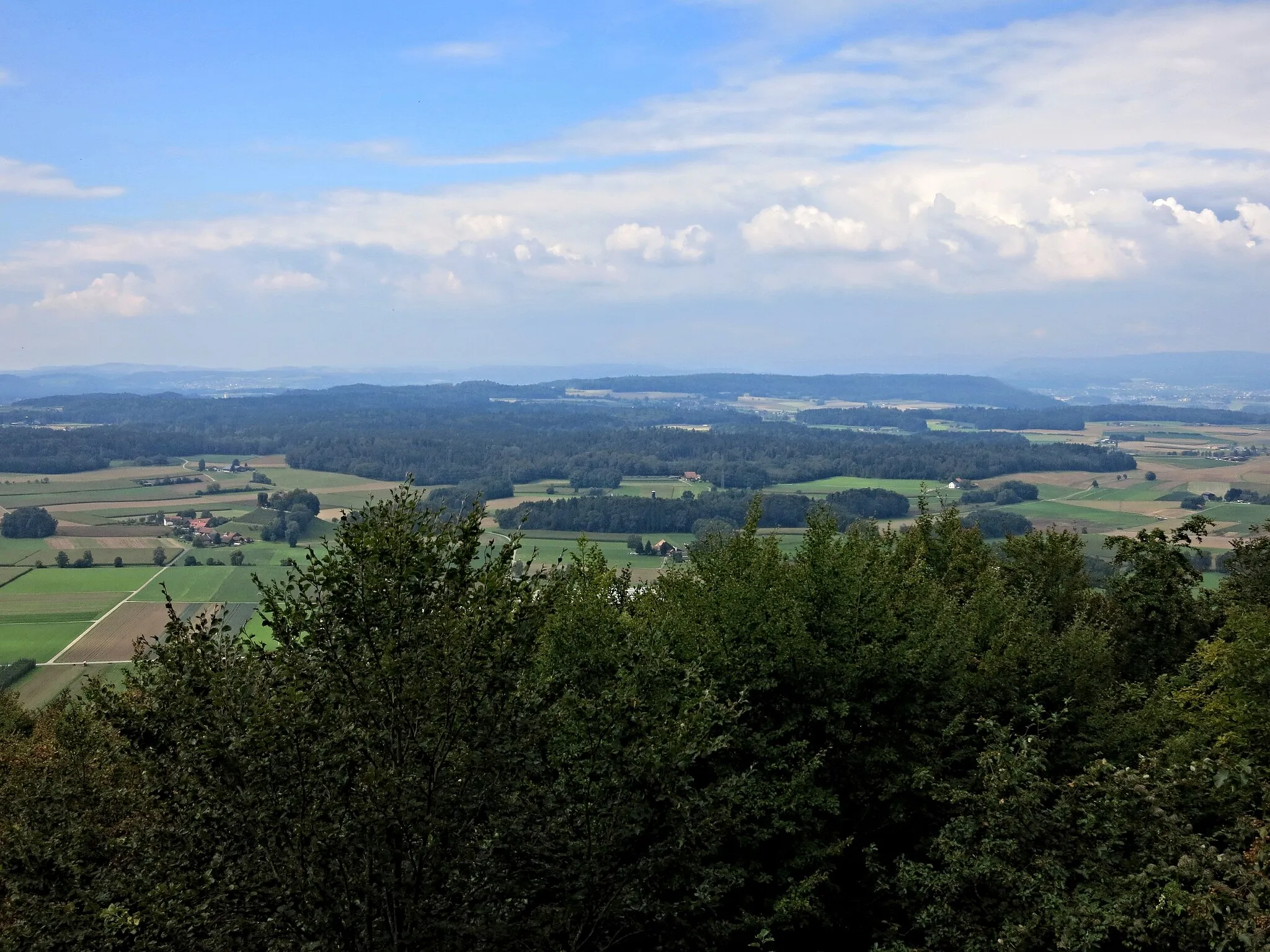 Photo showing: Aussichtsturm Vorderhütten Aussicht Richtung Nord Westen