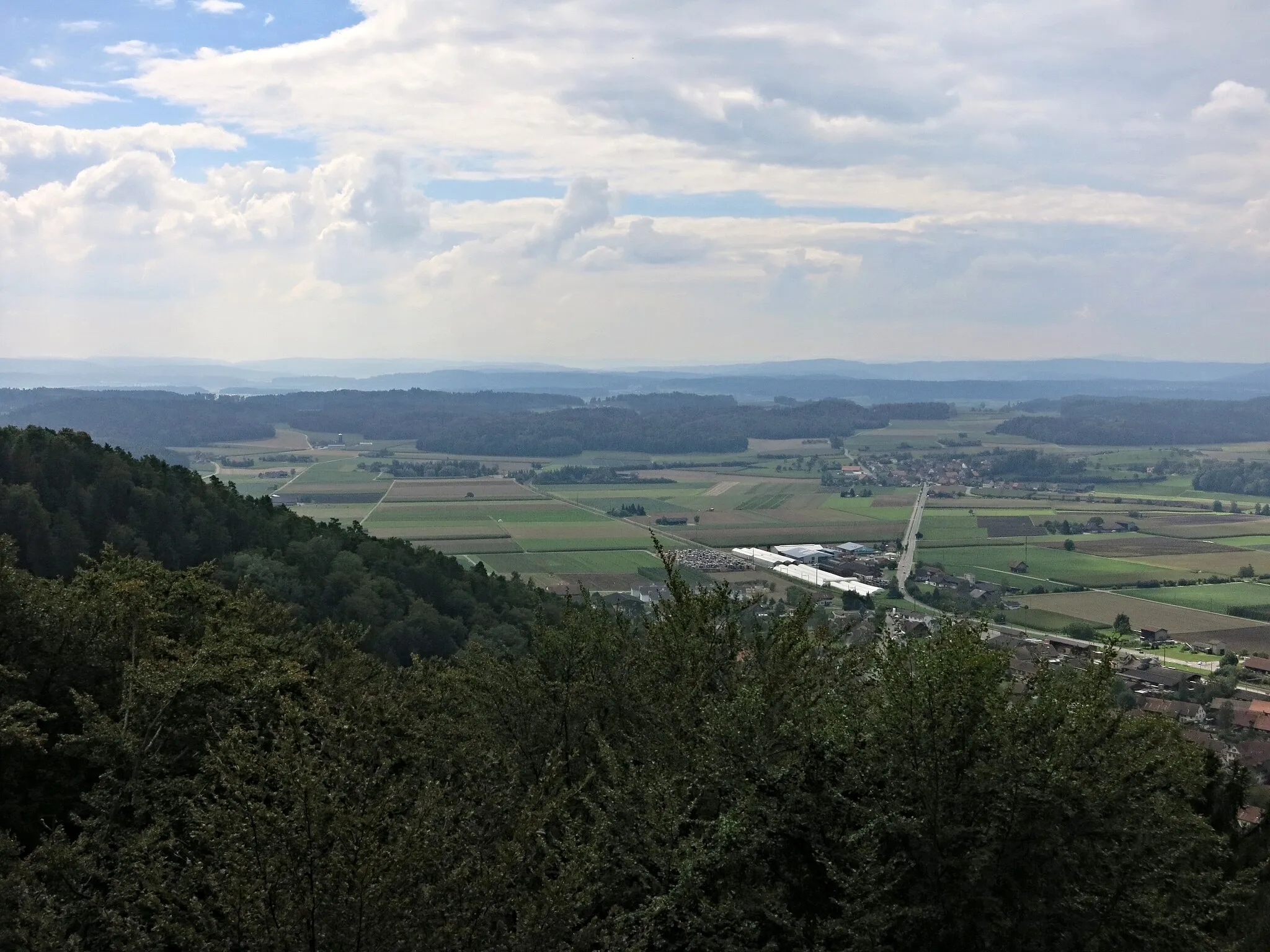 Photo showing: Aussichtsturm Vorderhütten Aussicht Richtung Norden