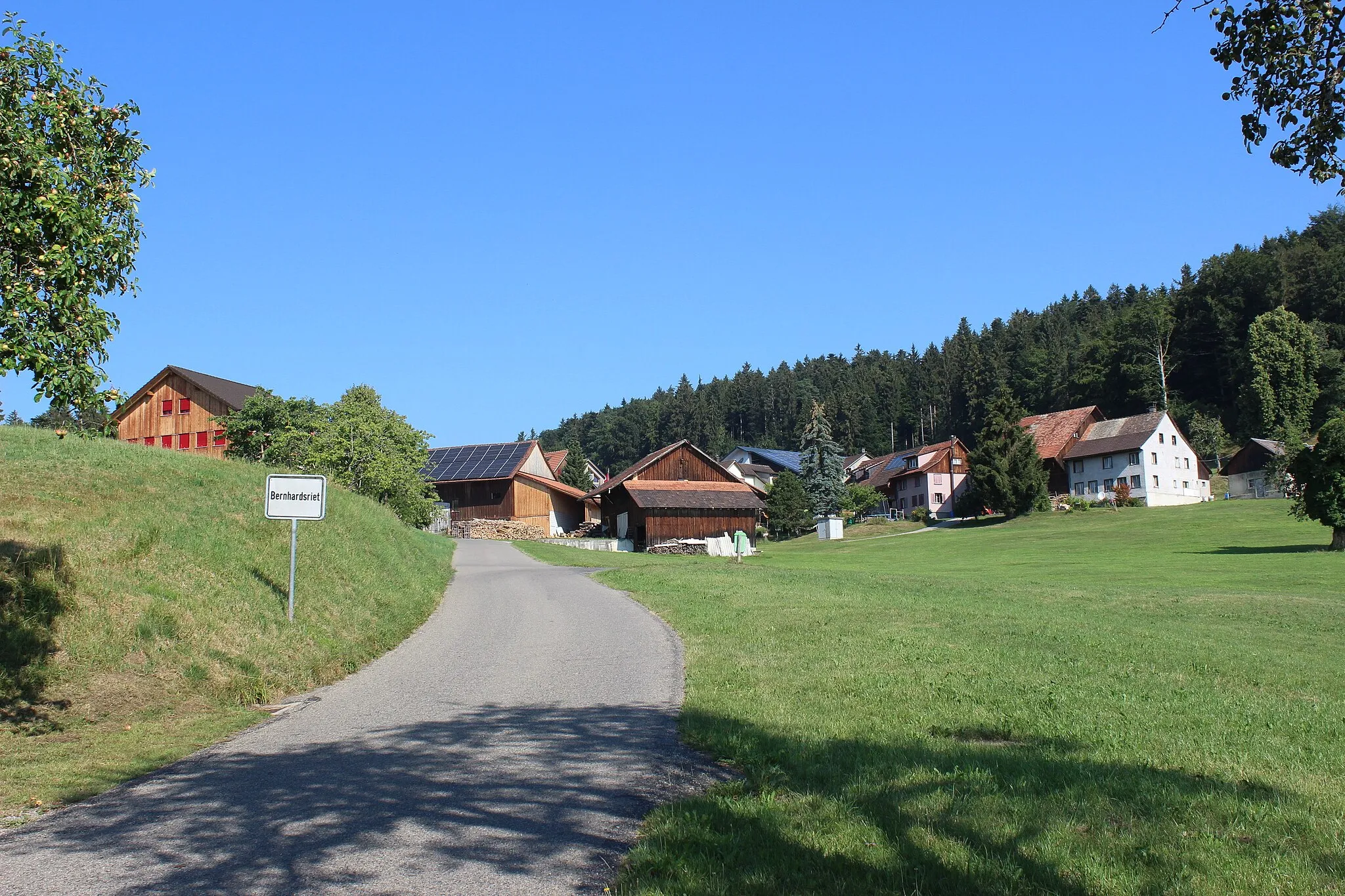 Photo showing: Weiler Bernhardsriet bei Dussnang, Schweiz
