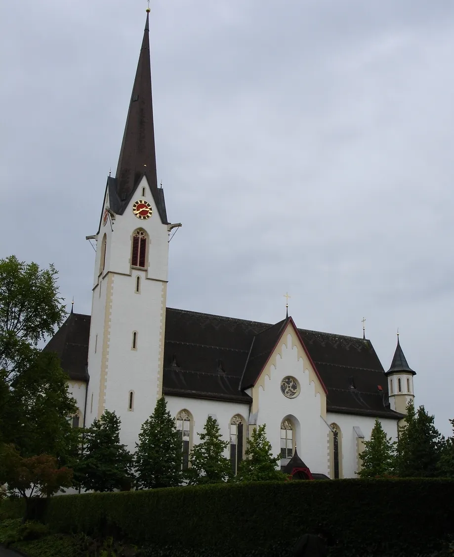 Photo showing: Kath. Pfarrkirche St. Josef in Abtwil, Kanton St. Gallen, Schweiz