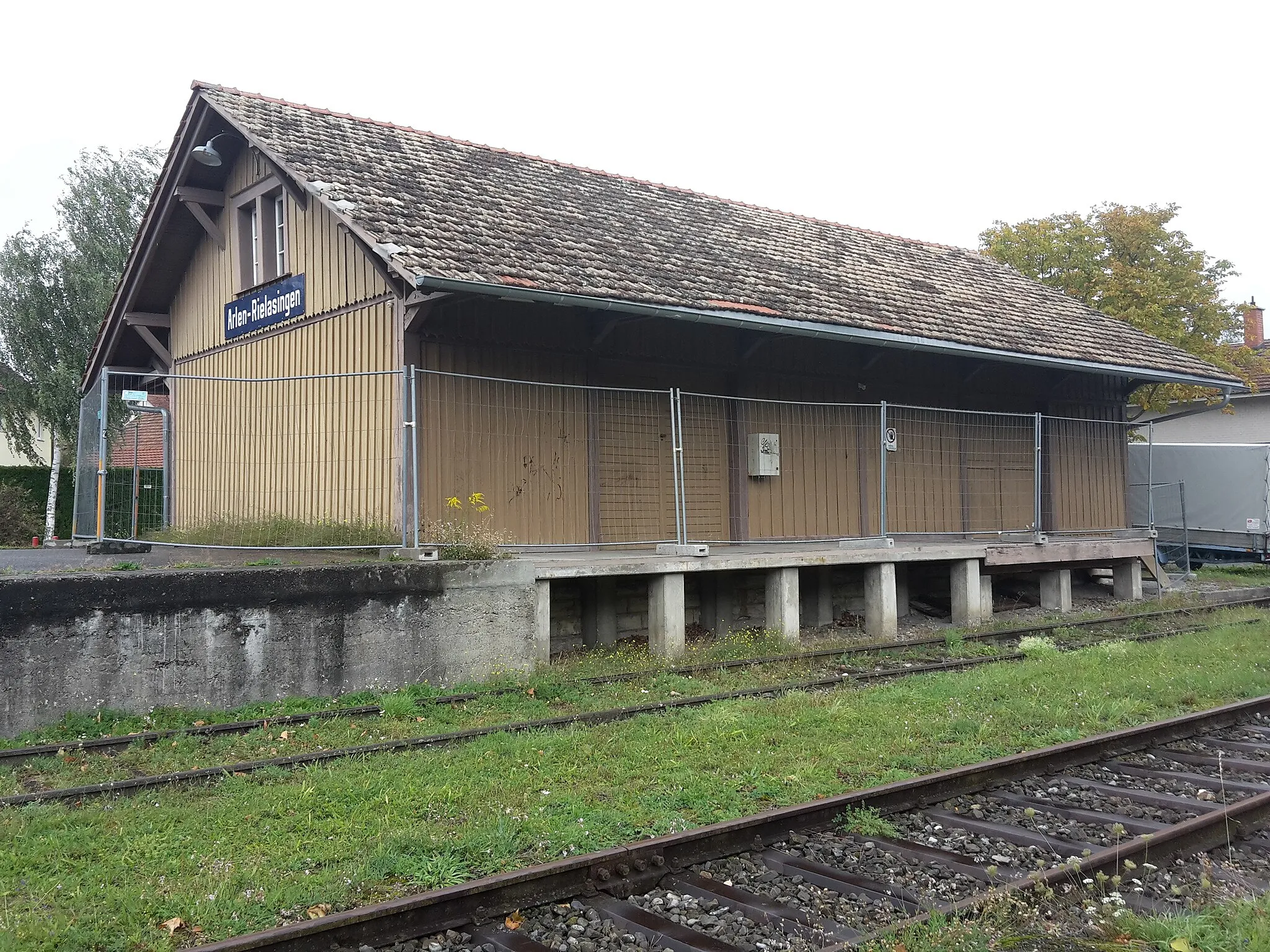 Photo showing: Freight barn Arlen-Rielasingen